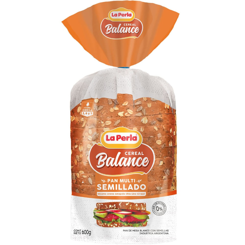 Pan multisemilla La Perla 600 g.