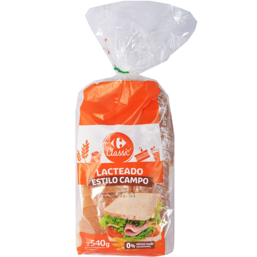 Pan estilo campo Carrefour Classic 540 grs