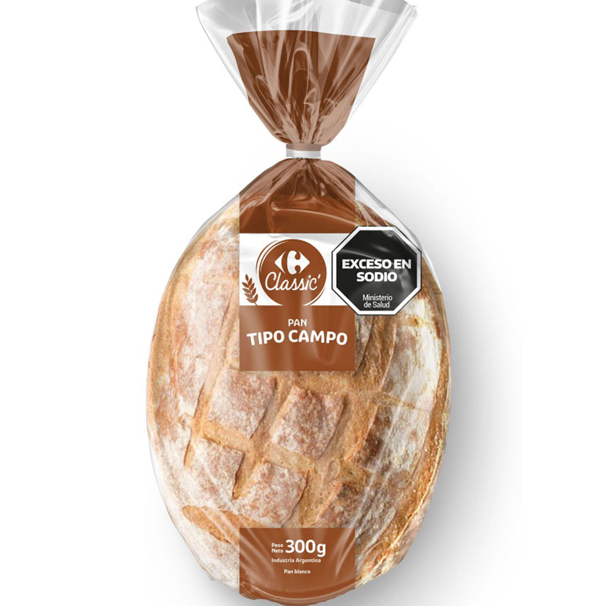 Pan tipo campo Carrefour Classic 300 grs