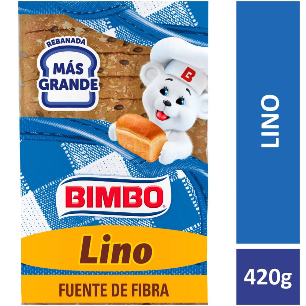 Pan con lino Bimbo 420 grs