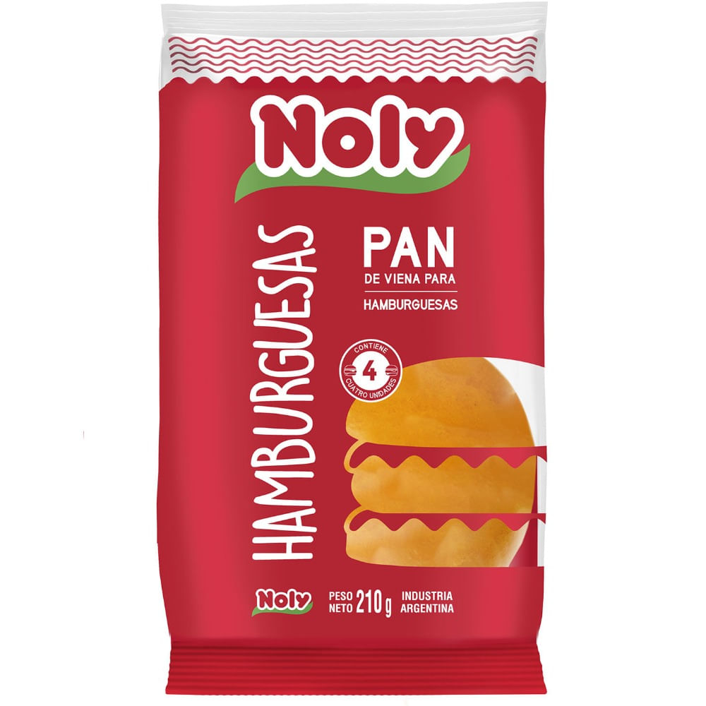 Pan para hamburguesa Doña Noly x 4 uni