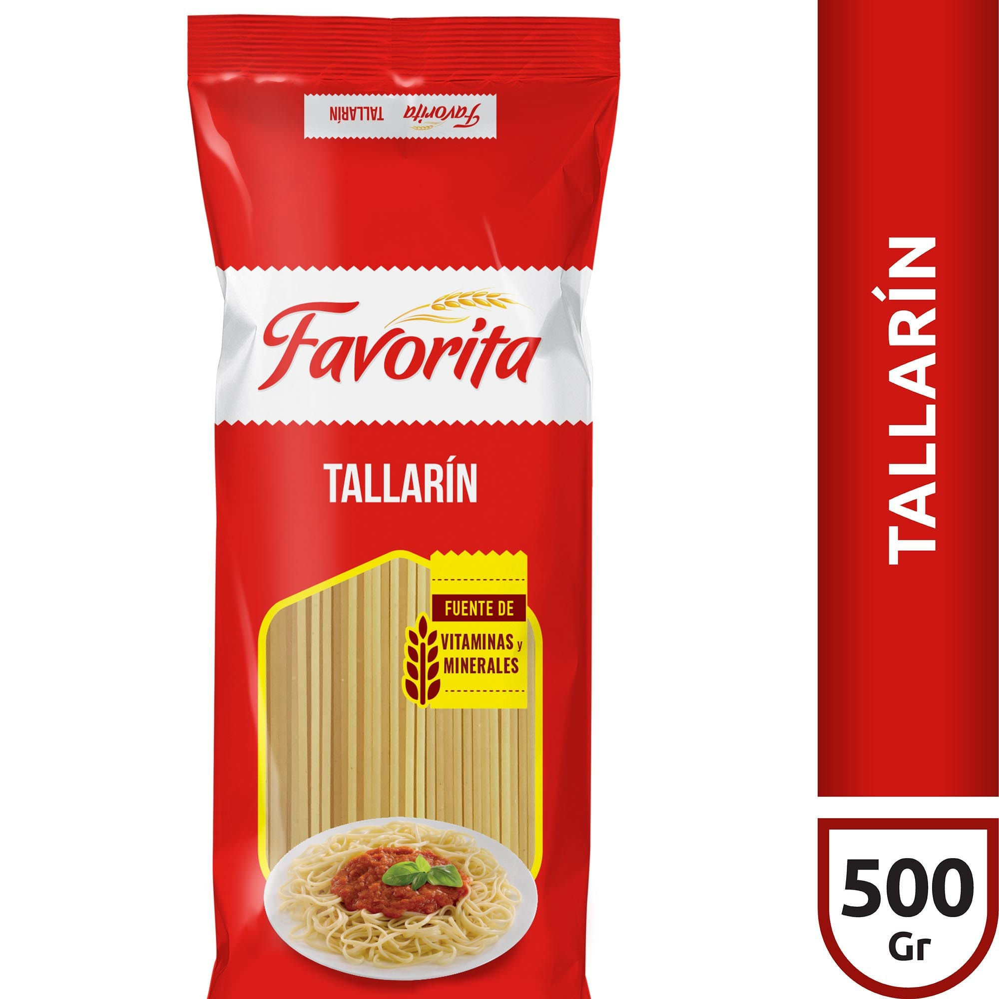 Fideos tallarines Favorita 500 g.