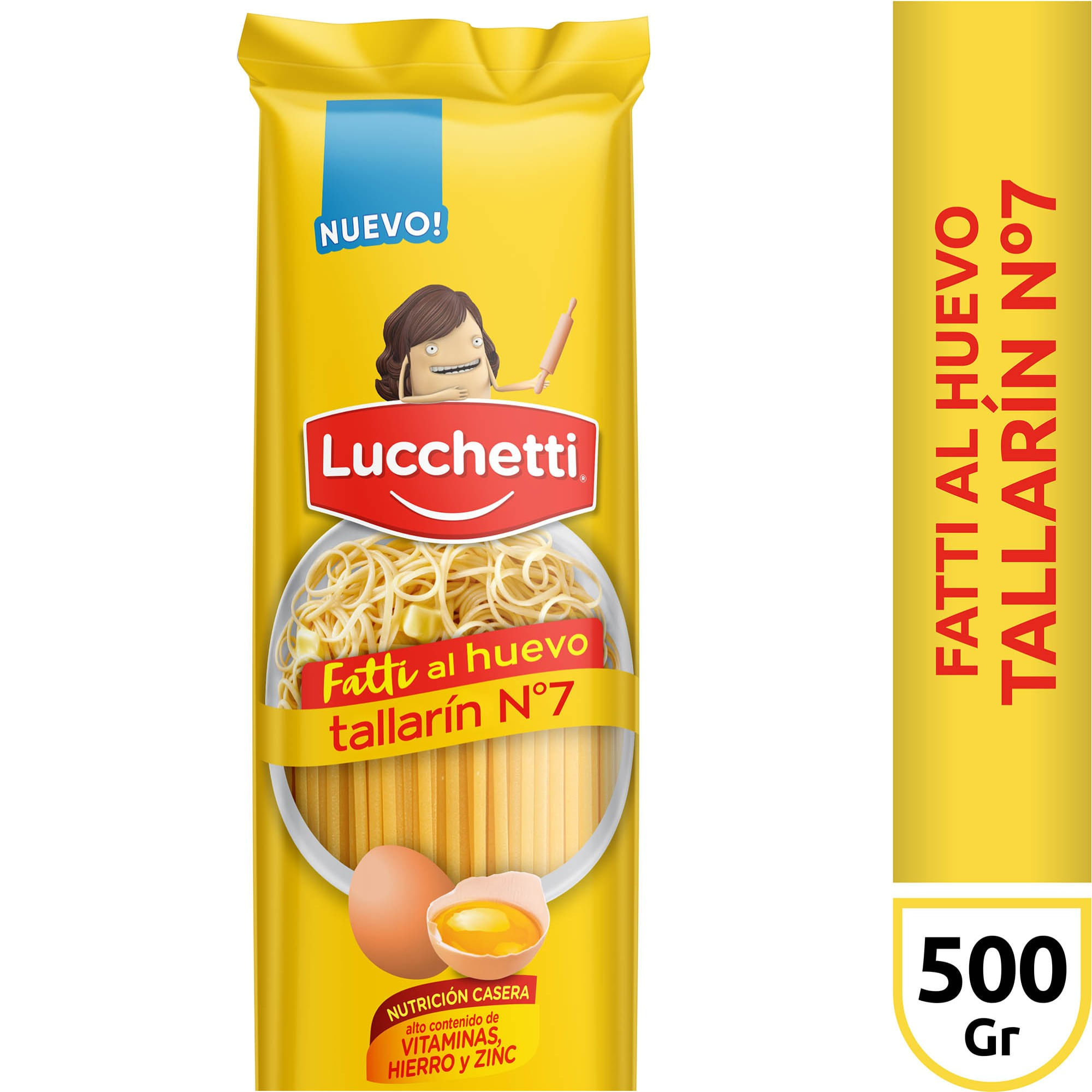 Fideos al huevo N7 Lucchetti tallarin 500 g