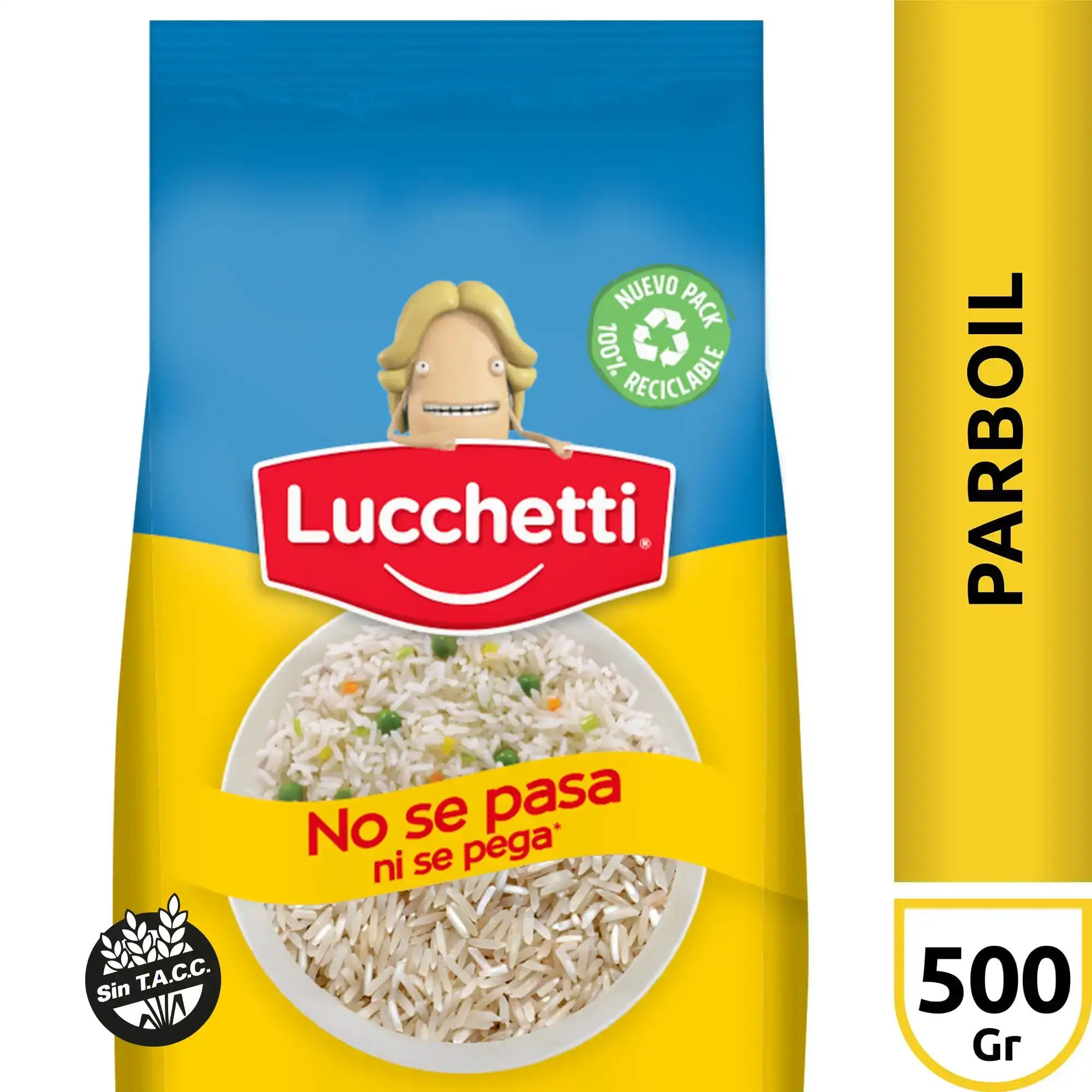 Arroz parboil Lucchetti 500 g.