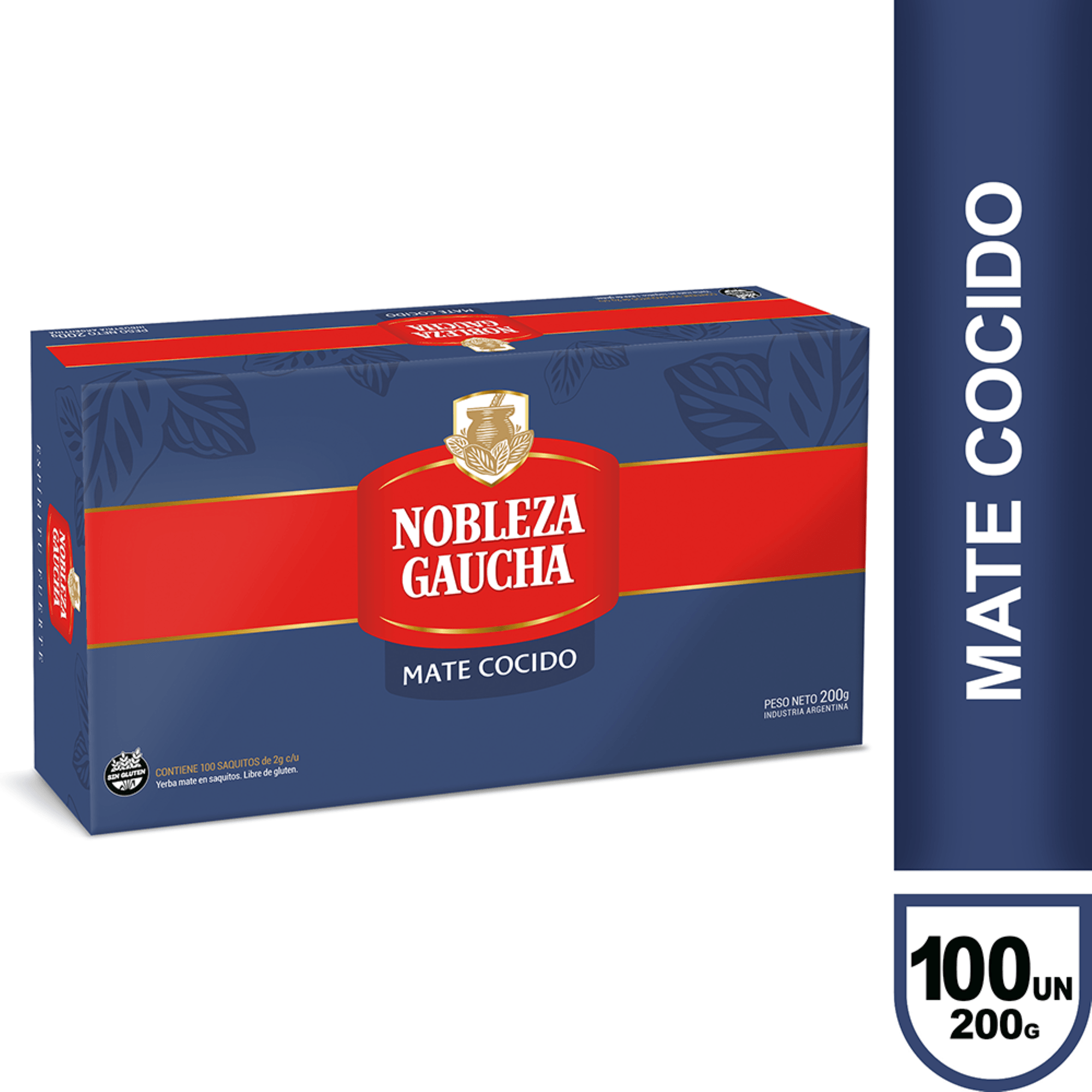 Mate cocido en saquitos Nobleza Gaucha x 100 uni