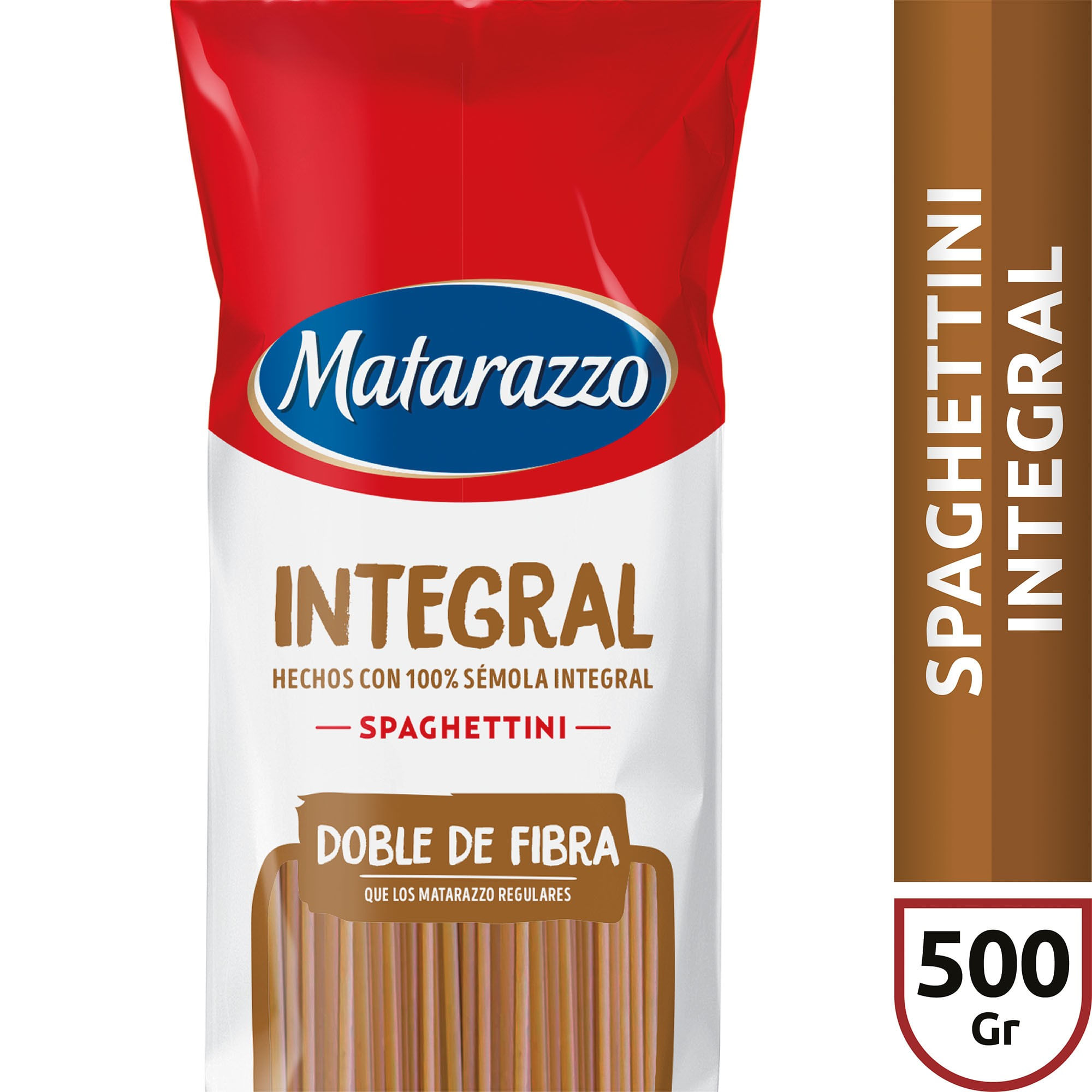 Fideos integrales spaghetti Matarazzo 500 g.