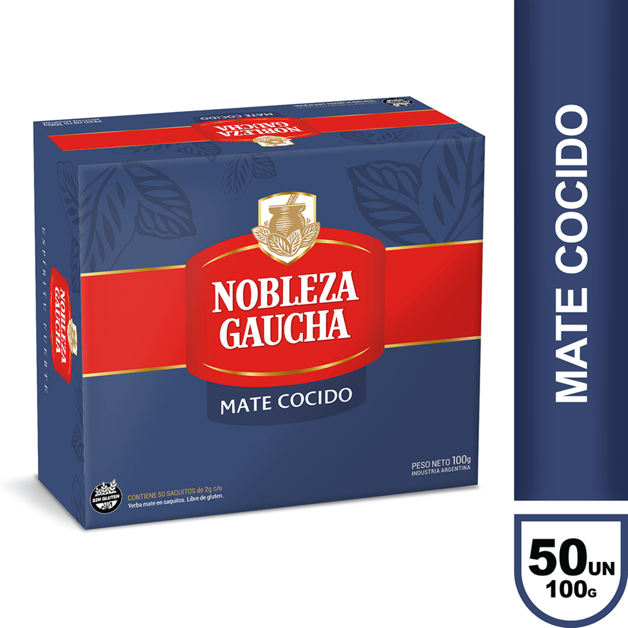 Mate cocido en saquitos Nobleza Gaucha x 50 uni