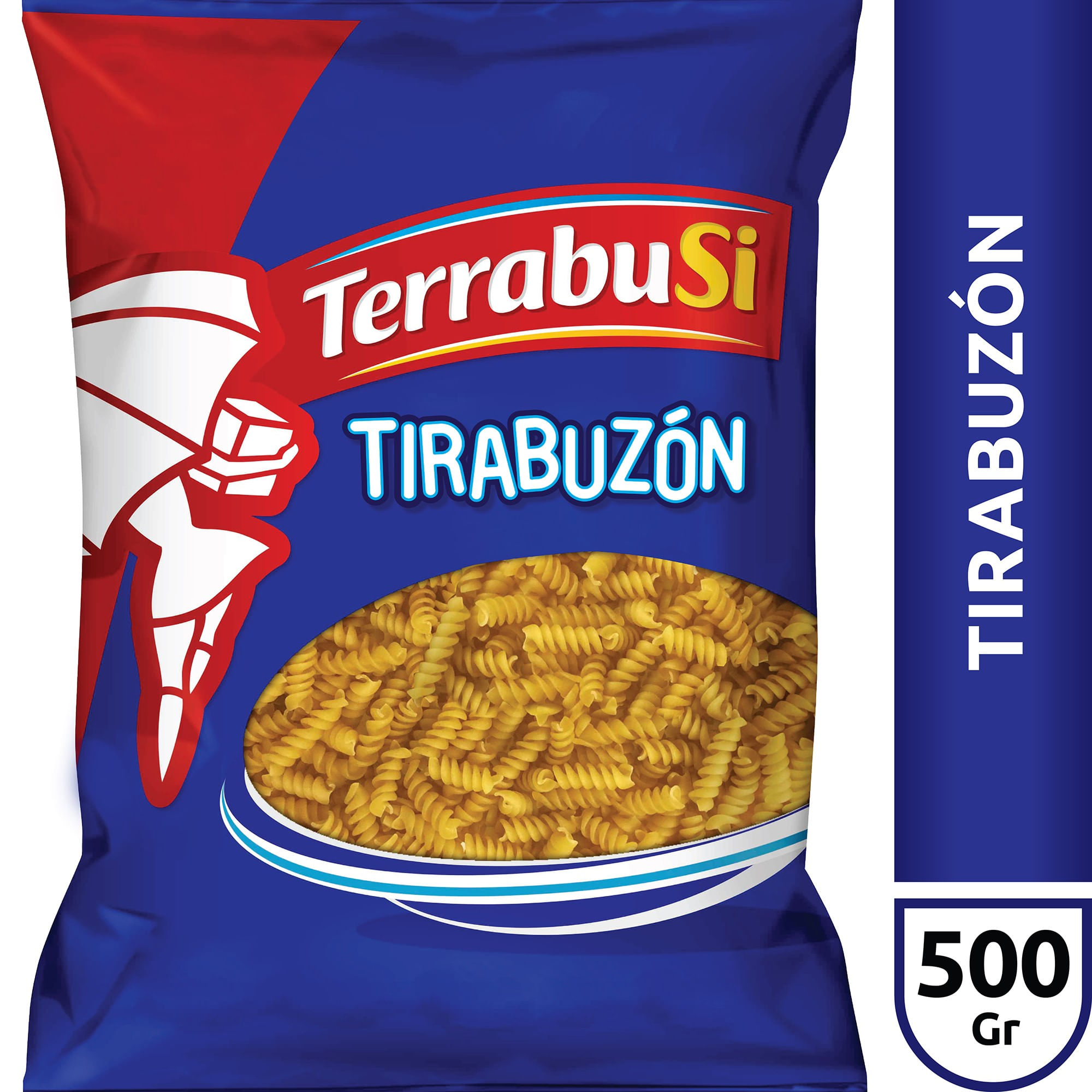 Fideos tirabuzón Terrabusi 500 g.