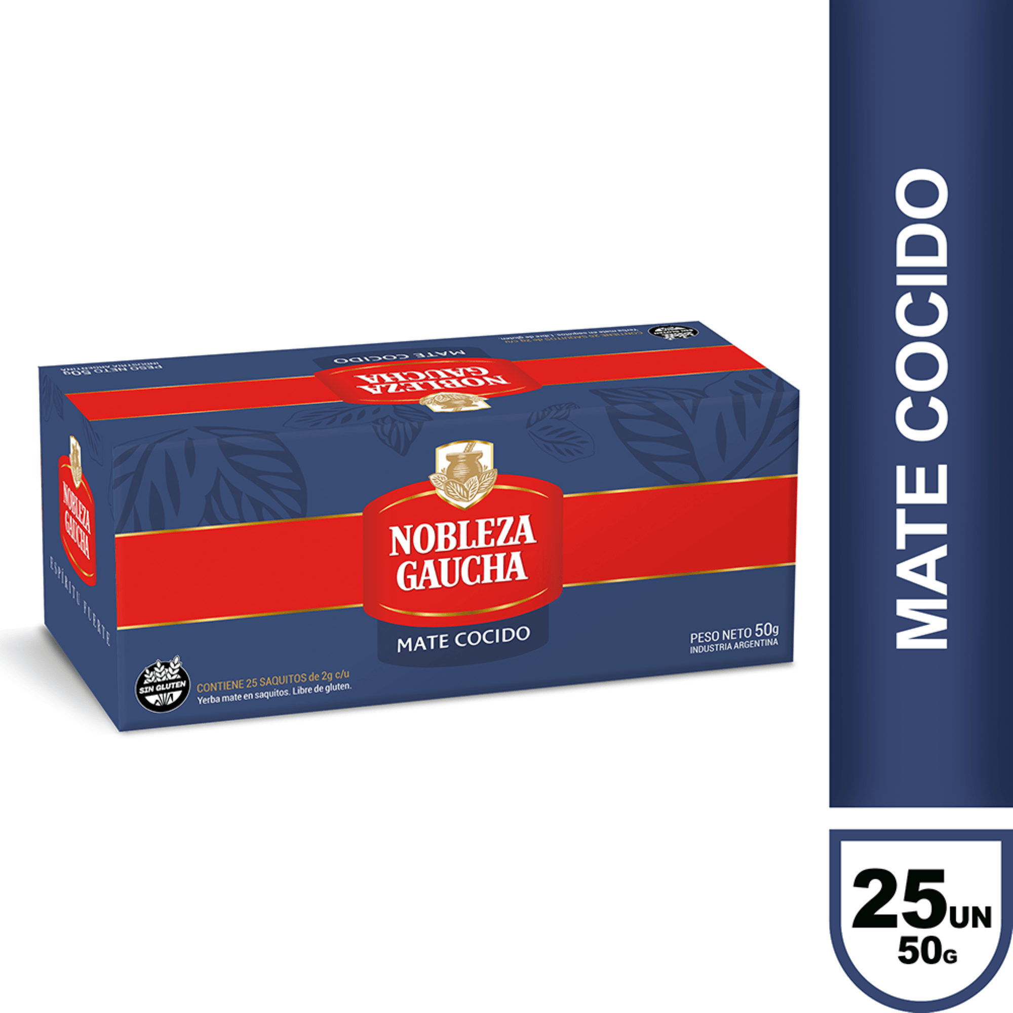 Mate cocido en saquitos Nobleza Gaucha x 25 uni