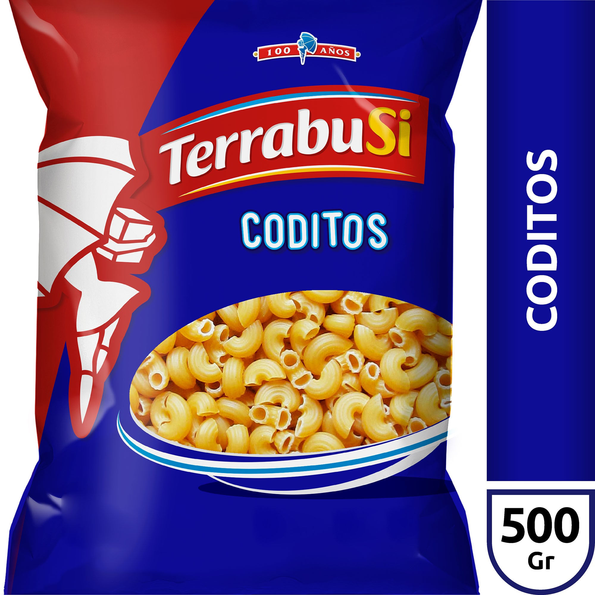 Fideos coditos Terrabusi 500 g.