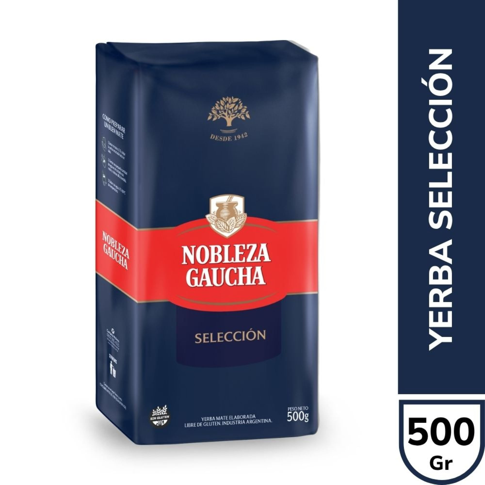 Yerba mate selección Nobleza Gaucha 500 g.