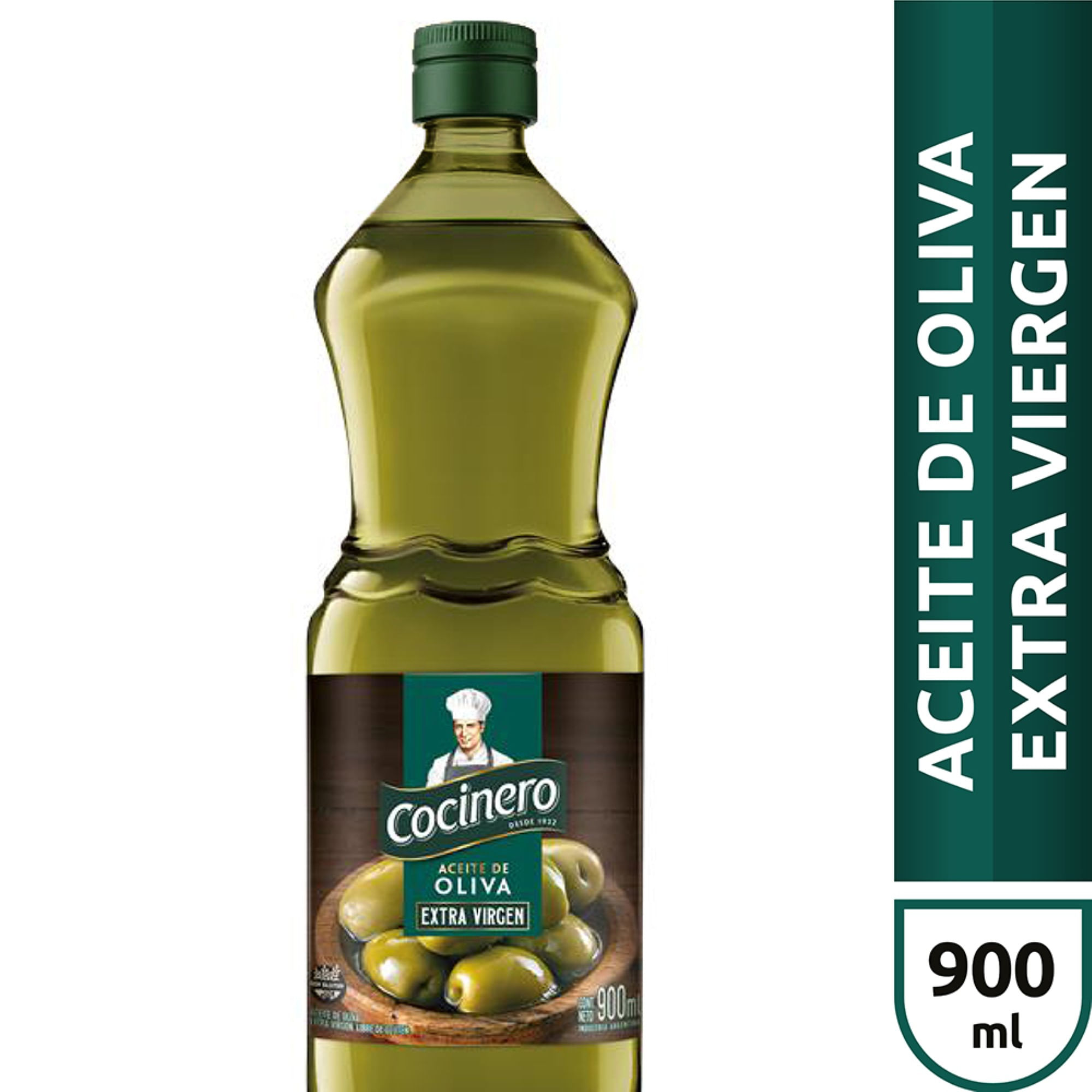 Aceite de oliva extra virgen Cocinero pet 900 ml