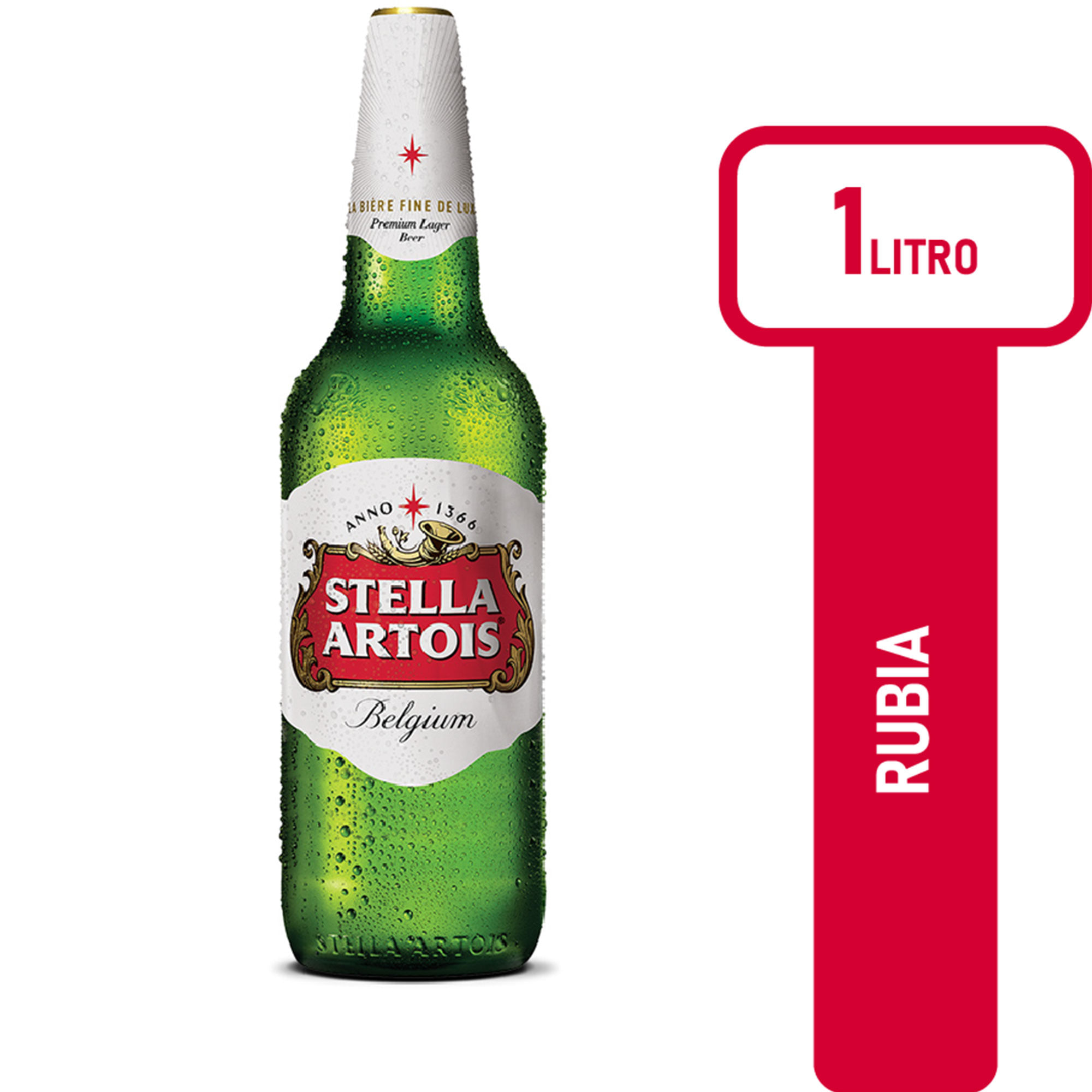 Cerveza blanca Stella Artois 975 ml