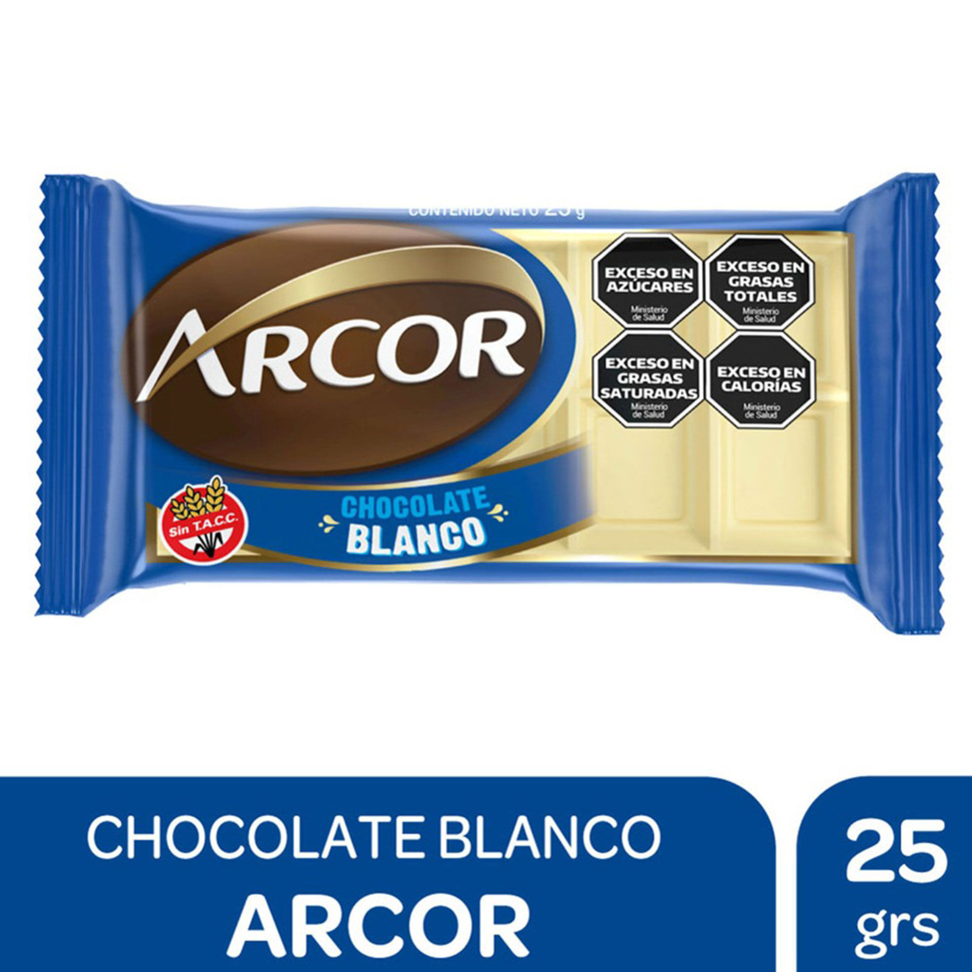 Chocolate blanco Arcor 25 g.