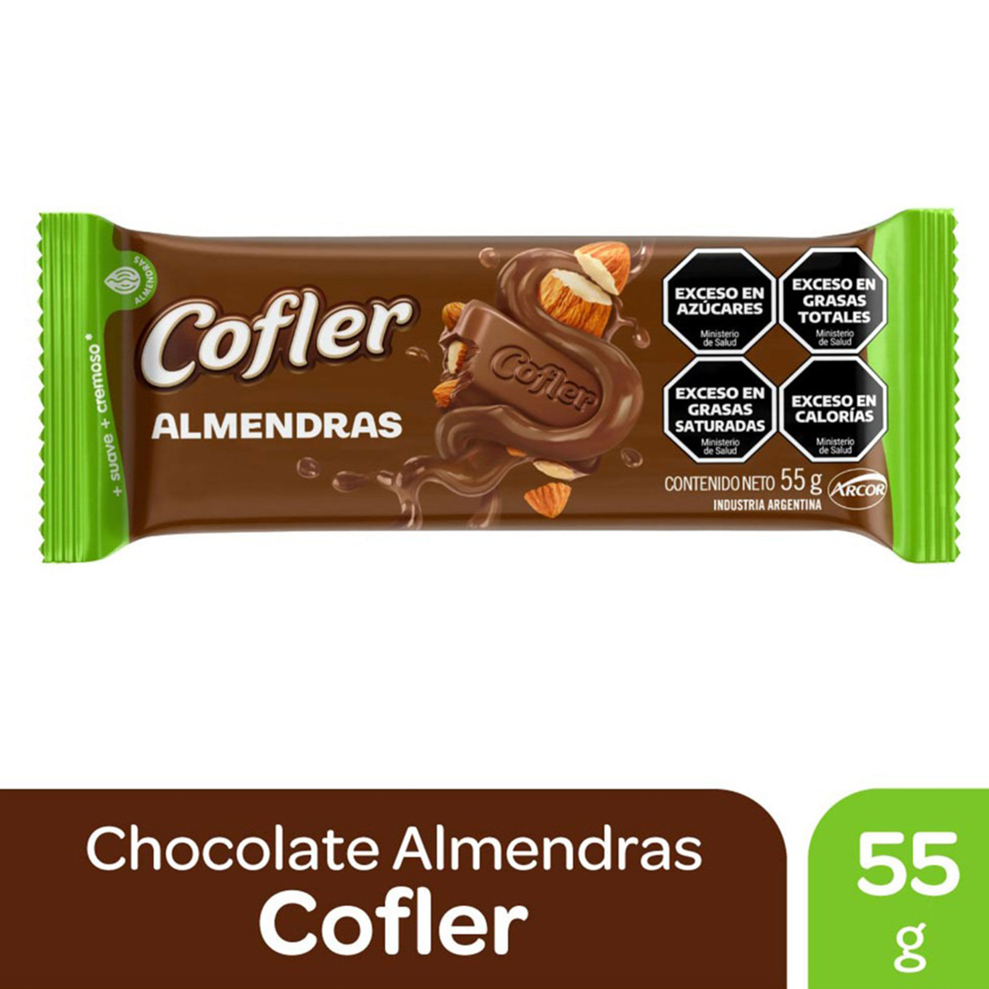 Chocolate Cofler con almendras 55 g