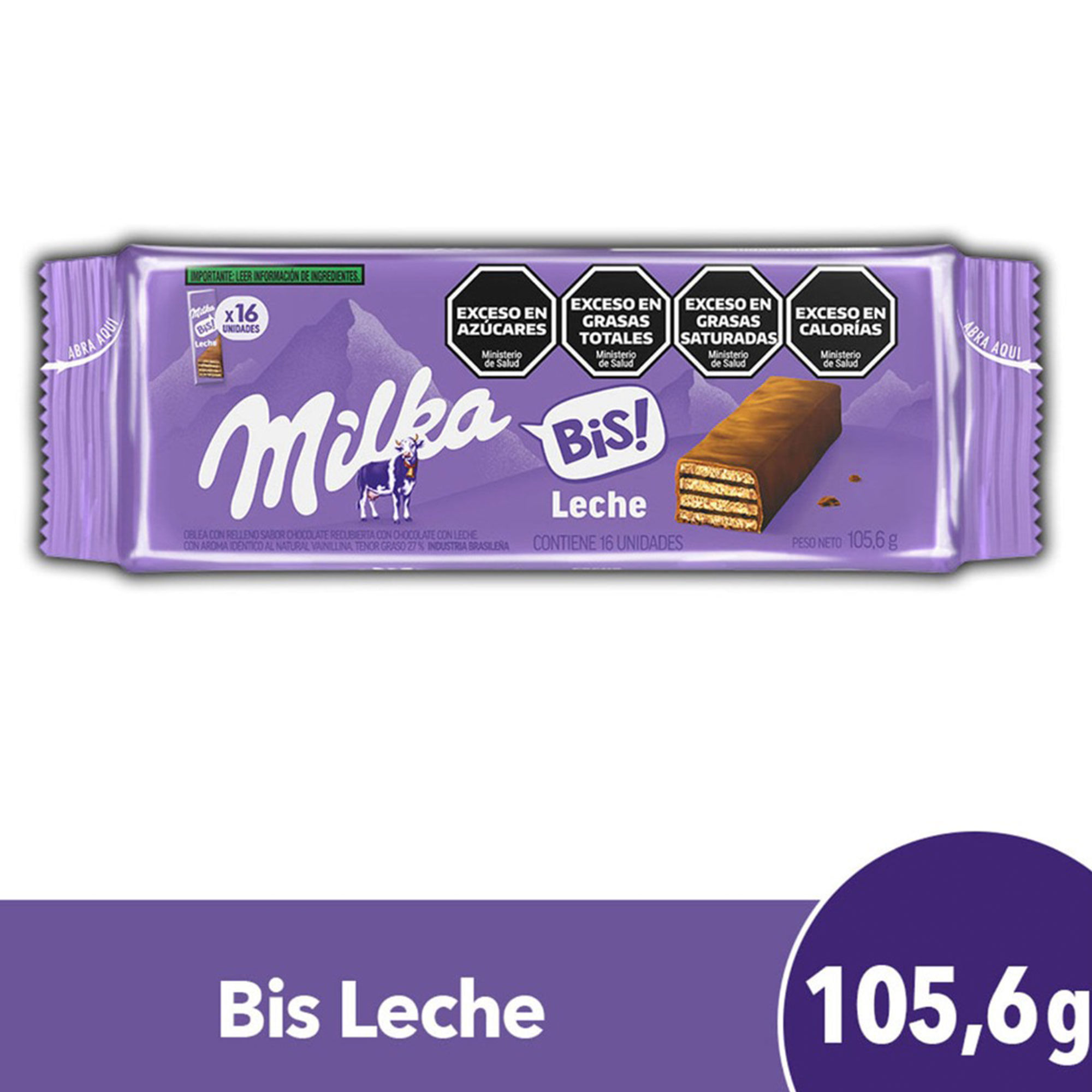 Chocolate Milka bis oblea 105,6 g.