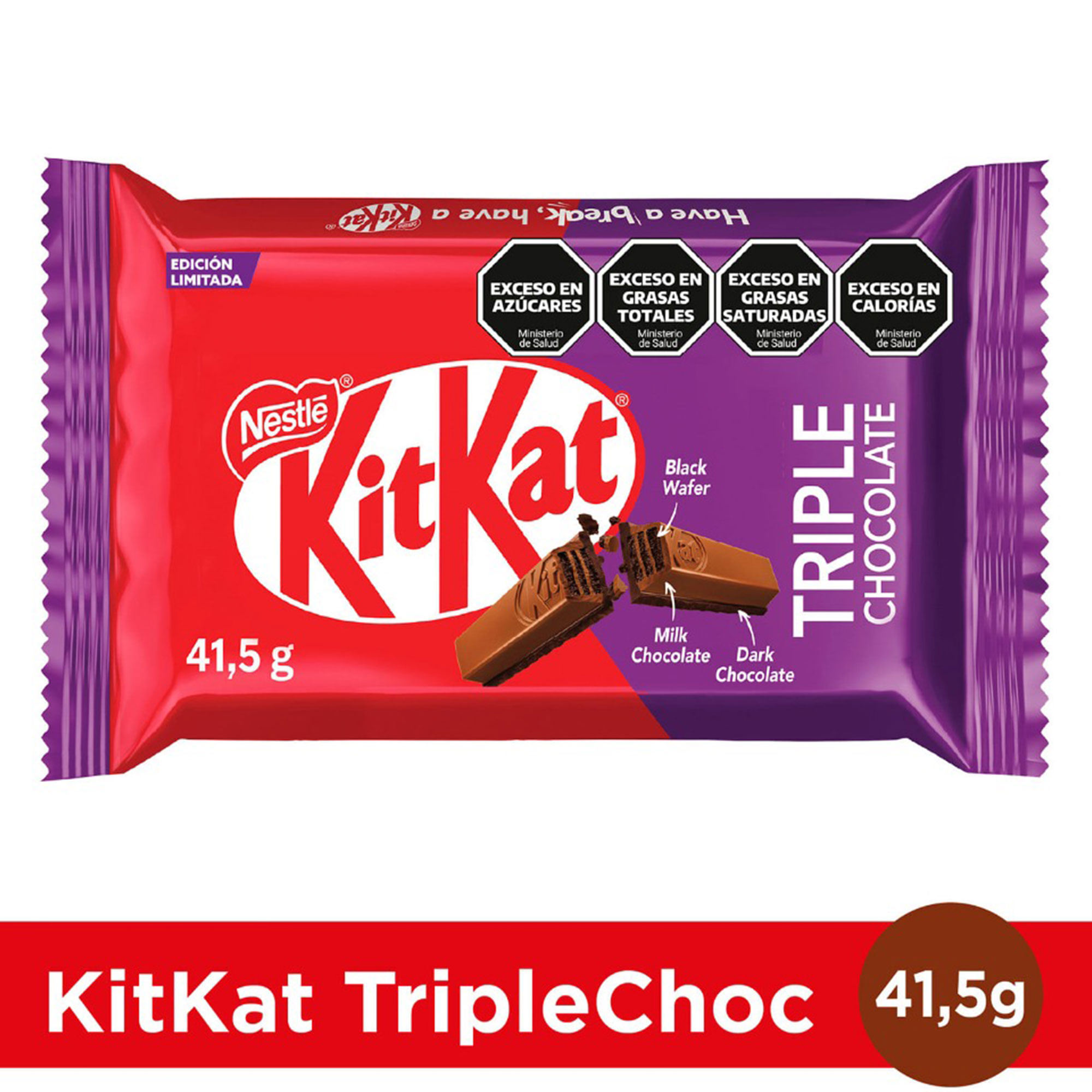 Oblea Kitkat triple chocolate 41.5 grs