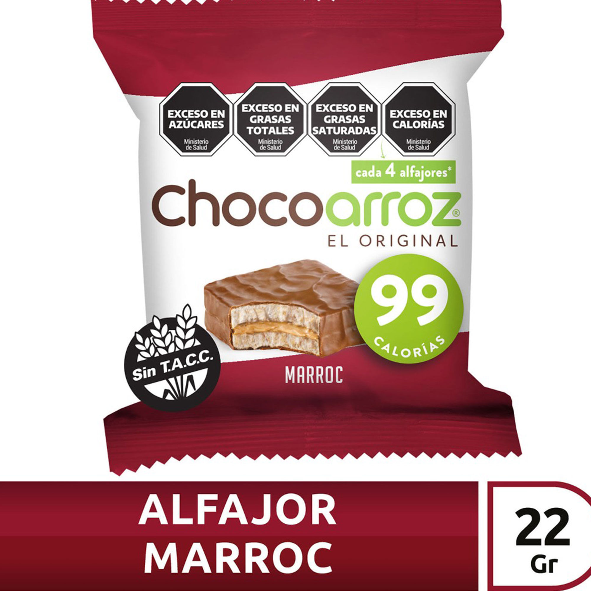 Alfajor arroz marroc Chocoarroz 22 g