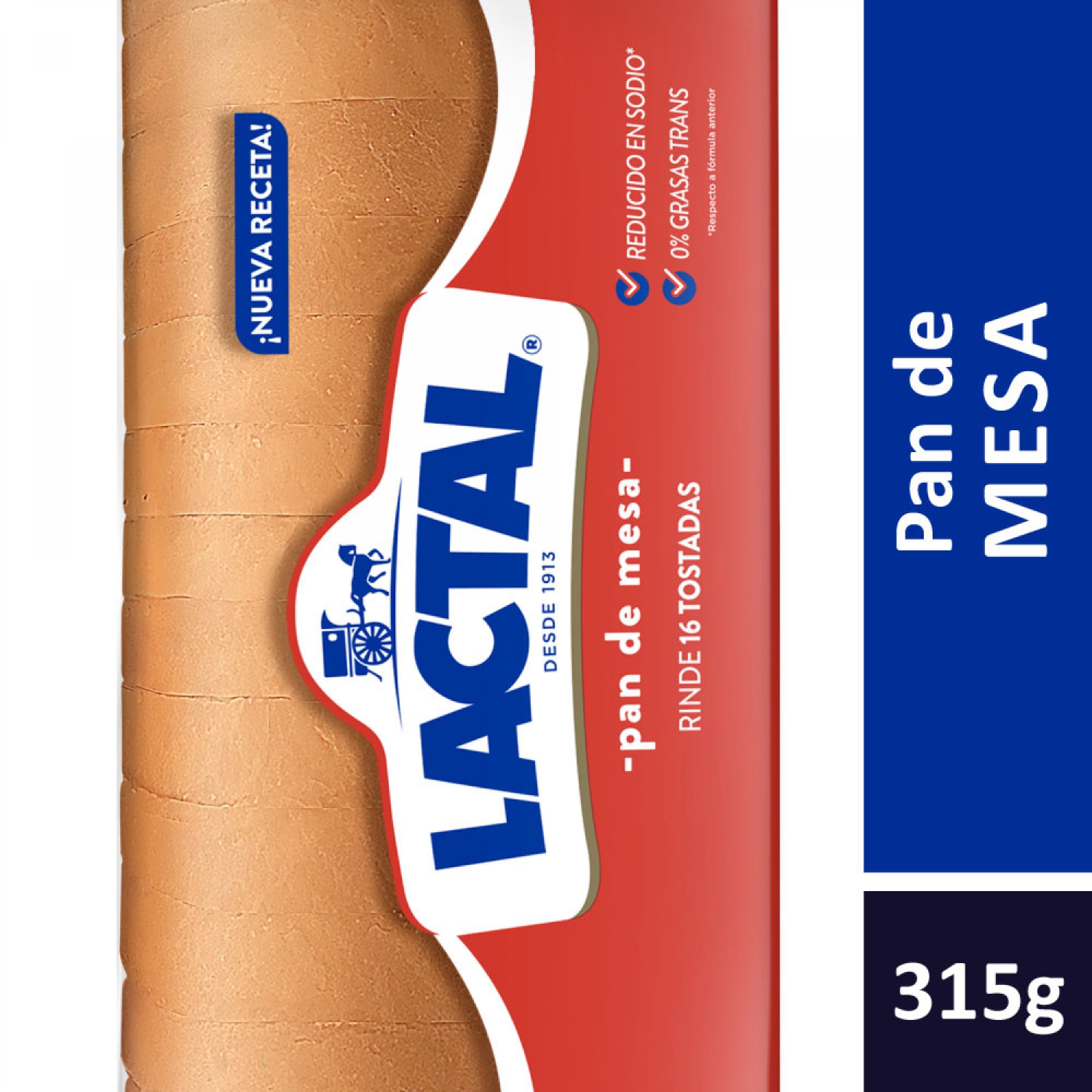 Pan Blanco Lactal 315 grs