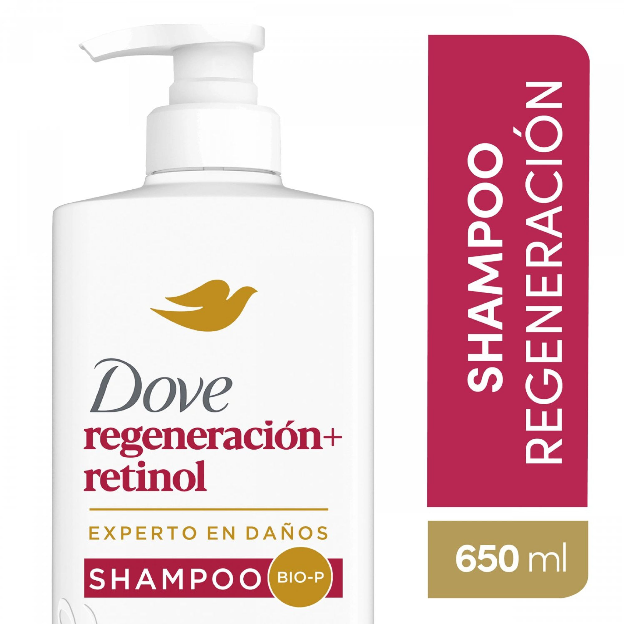 Shampoo Dove Regeneración + Retinol 650 ml