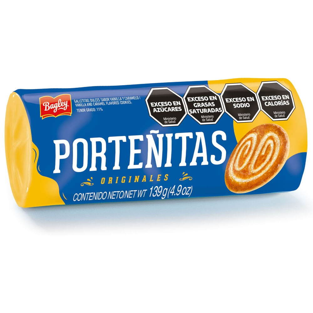 Galletitas vainilla Porteñitas 139 g.