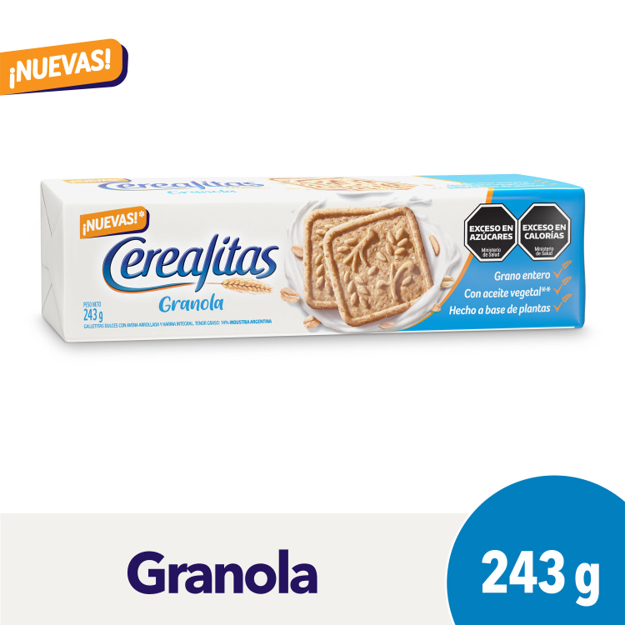 Galletitas de granola Cerealitas 243 grs