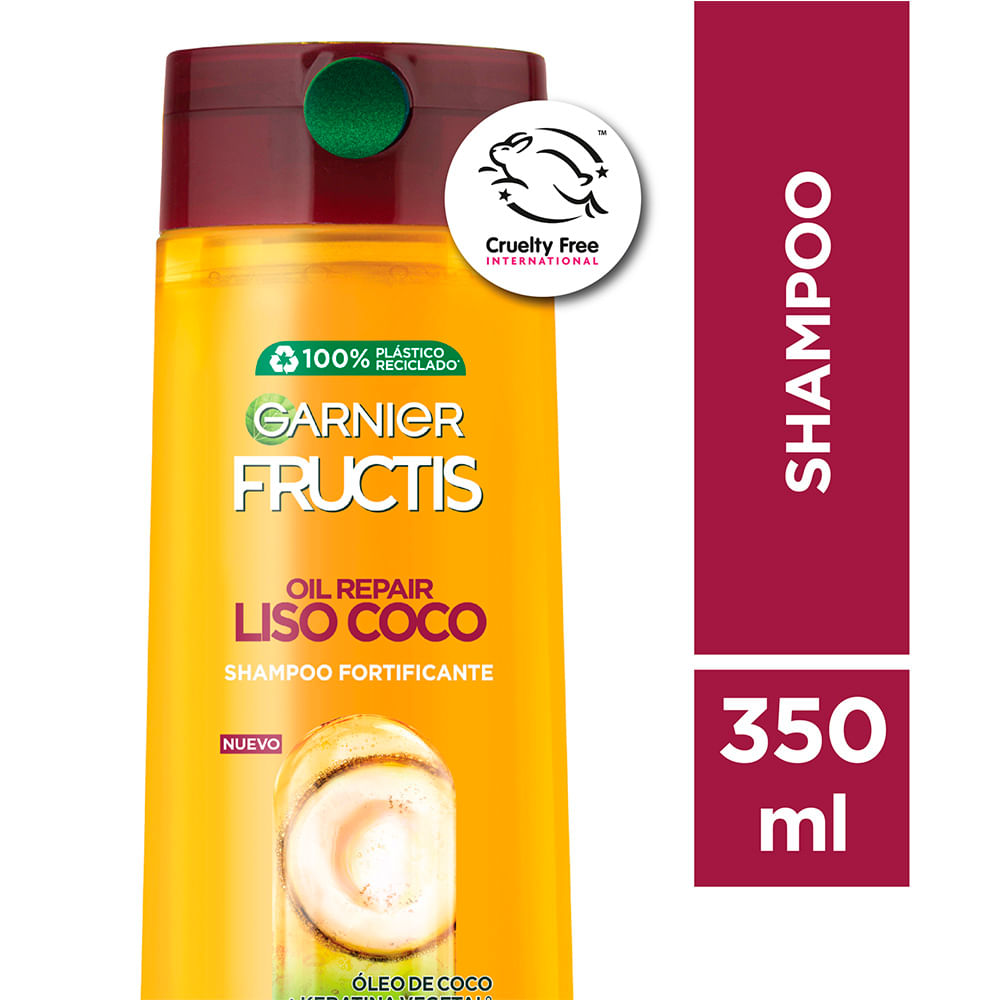 Shampoo Fructis Liso Coco 350 ml
