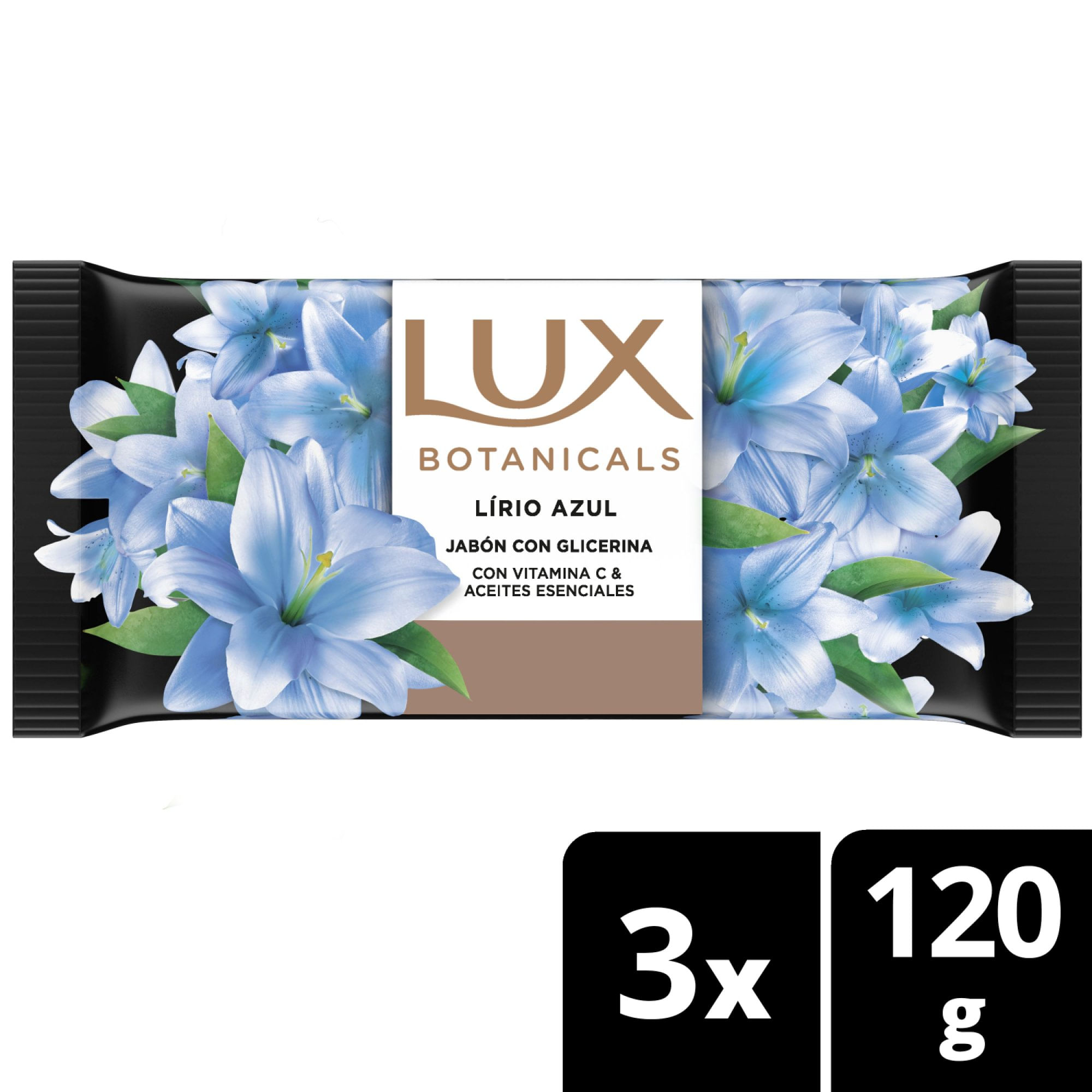 Jabón en Barra Lux Lirio Azul Multipack x3 120 grs
