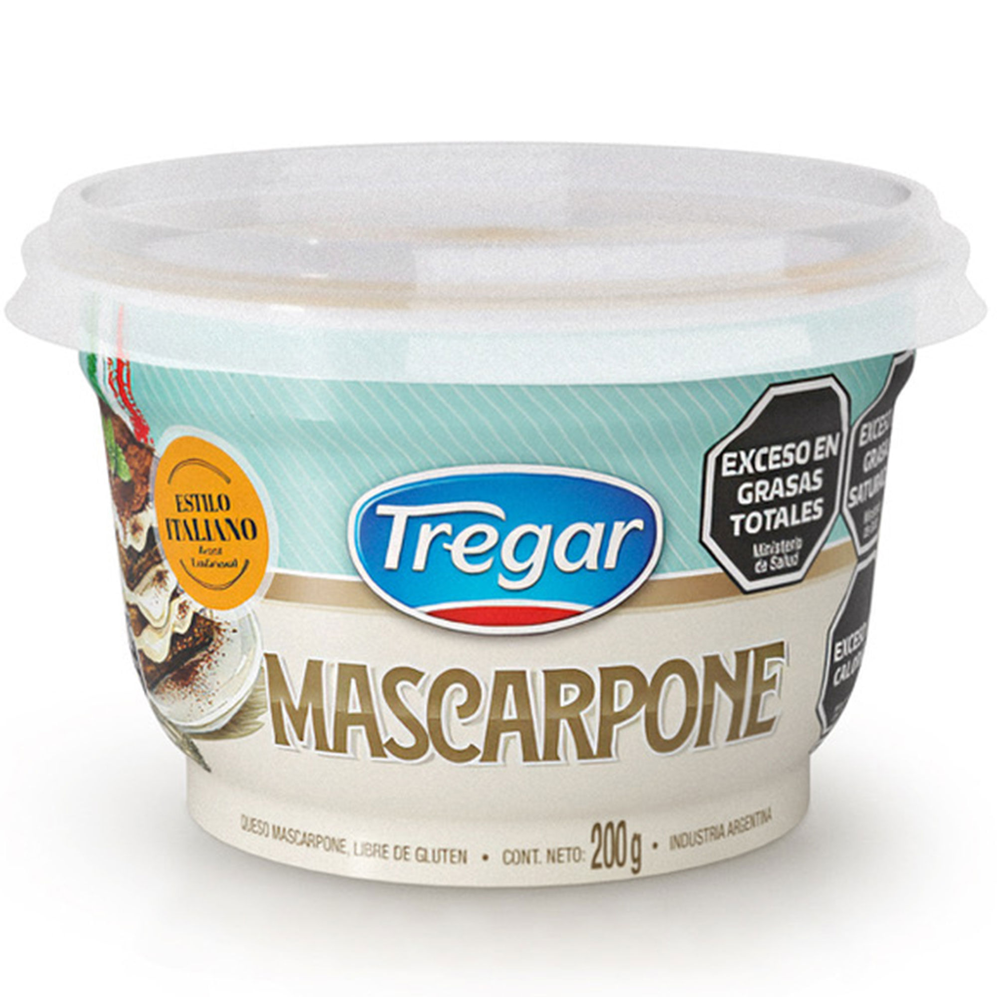 Queso mascarpone Tregar 200 grs