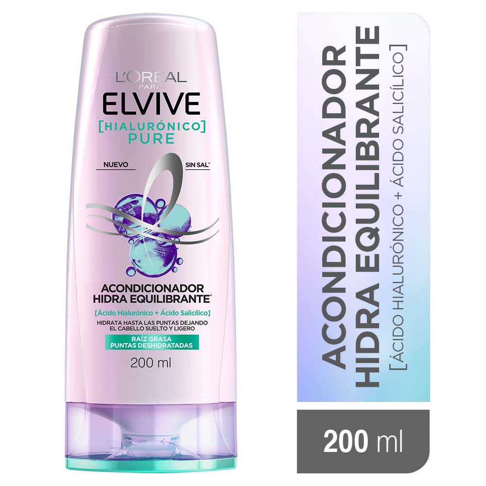 Acondicionador Elvive Hialuronico Pure 200 ml