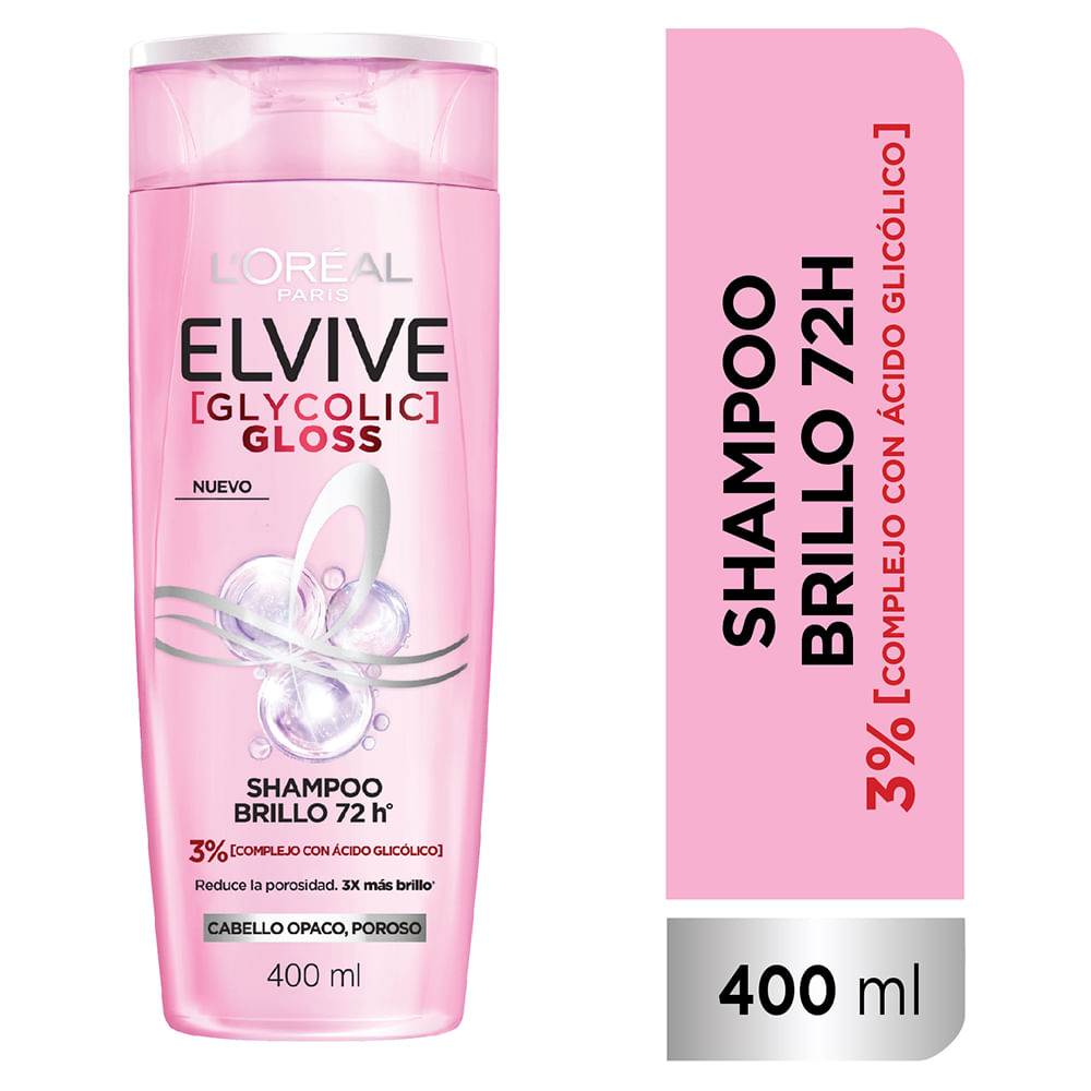 Shampoo Elvive Glycolic Gloss 400 ml