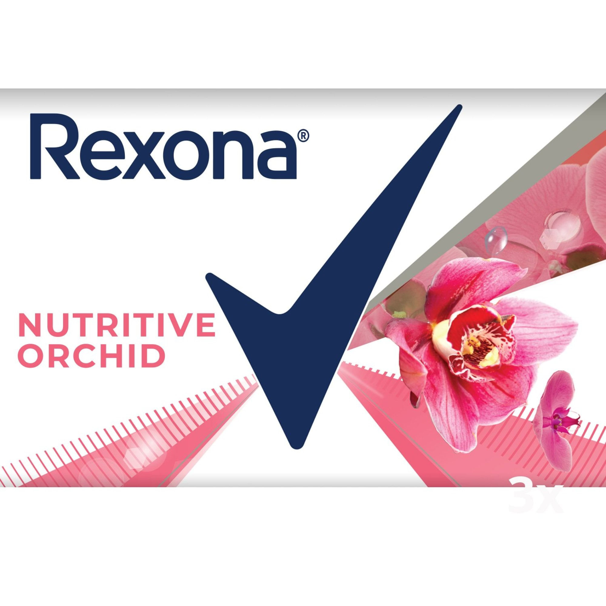 Jabón en Barra Rexona Nutritive Orchid Multipack x3 120 grs