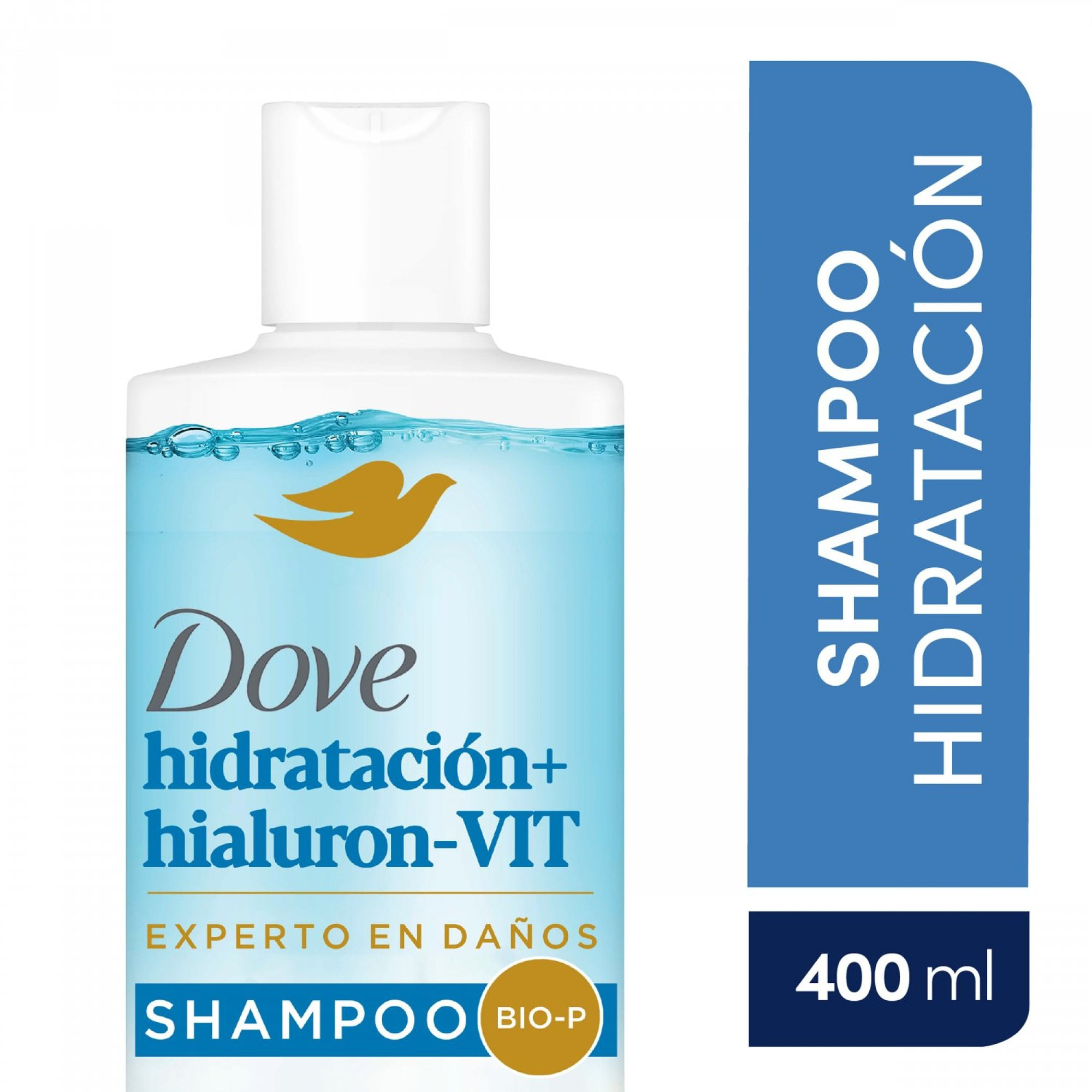 Shampoo Dove Hidratación + Hialuron Vit 400 ml