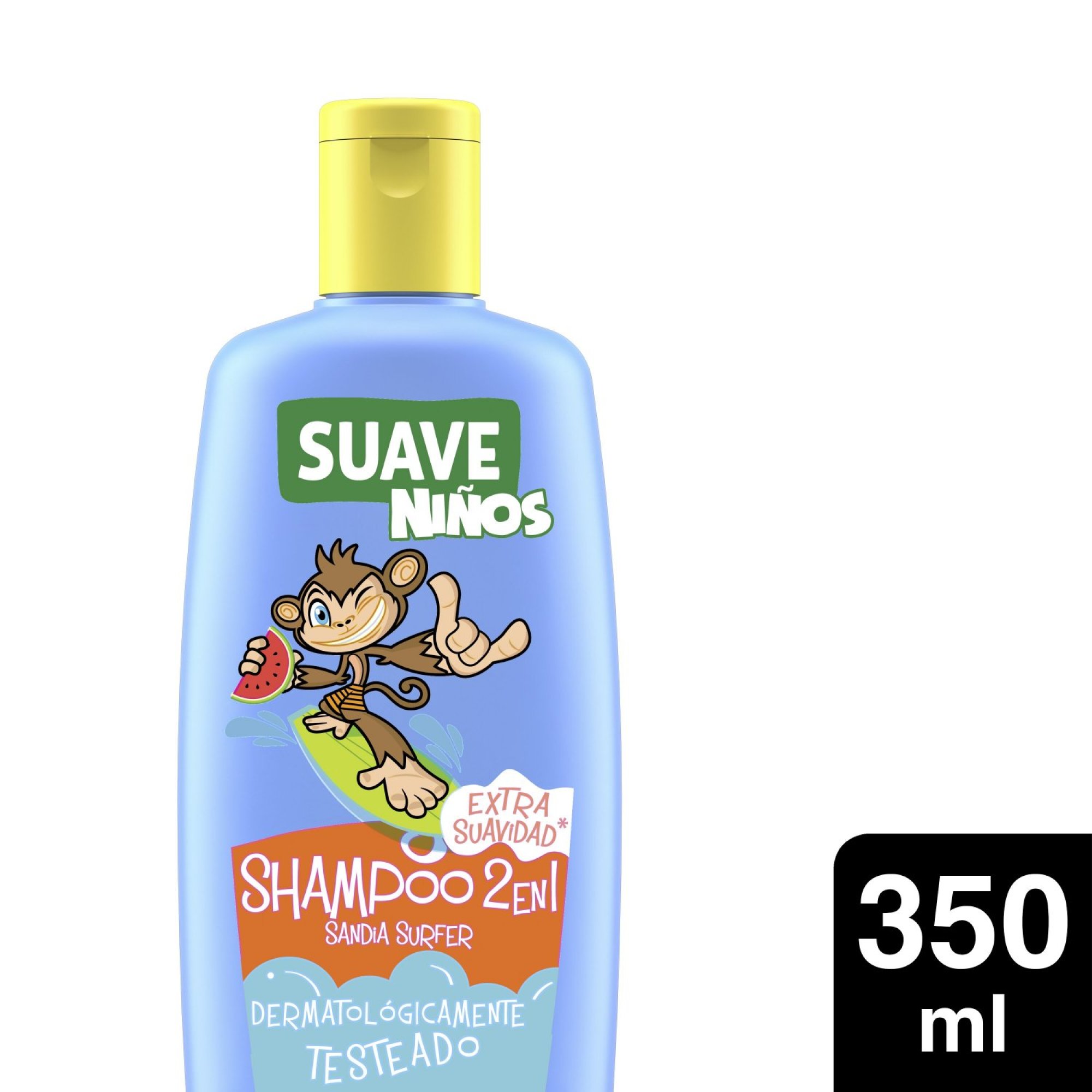 Shampoo Suave Kids 2 en 1 Sandía Surfer 350 ml