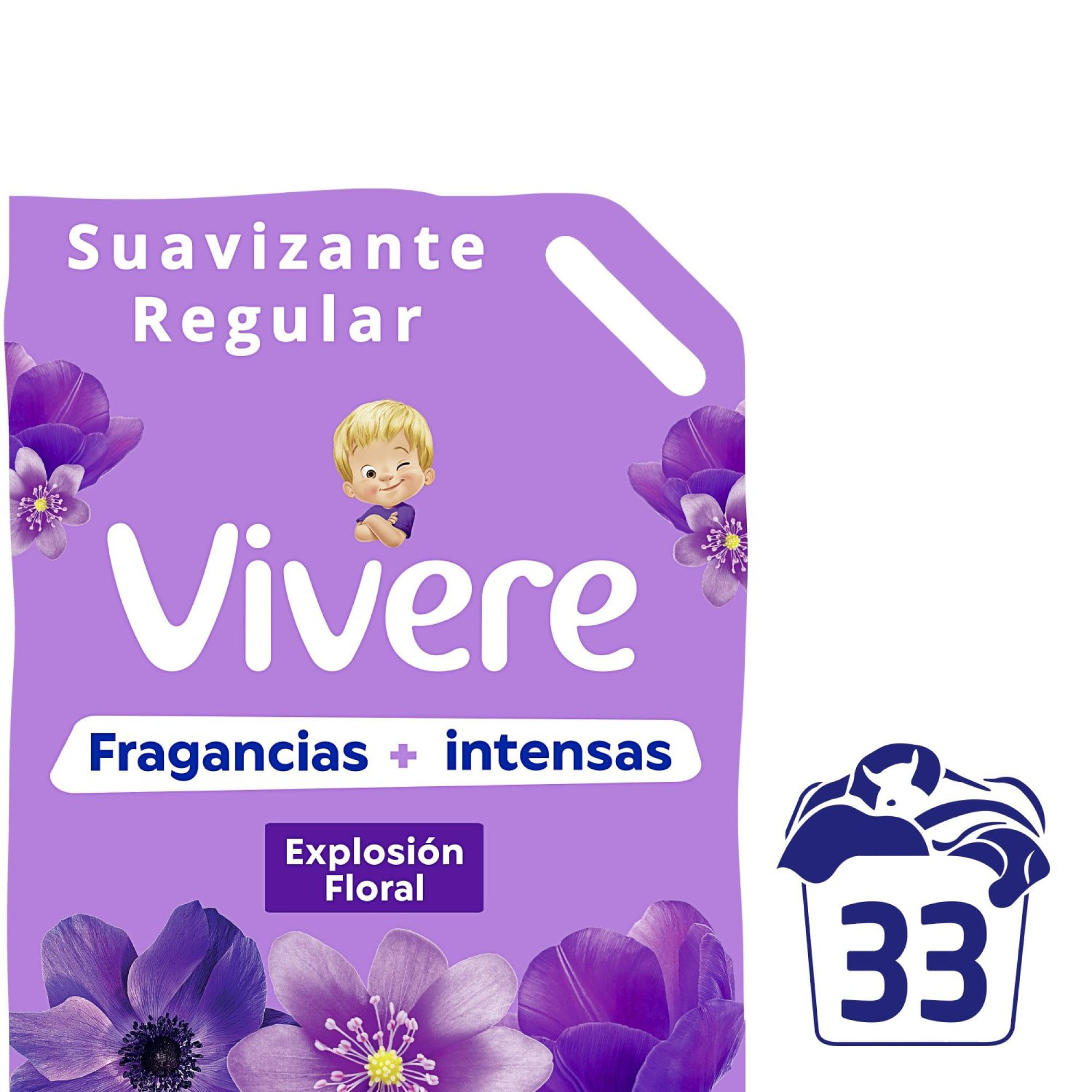 Suavizante para ropa Vivere Explosión Floral Doypack 3 lts