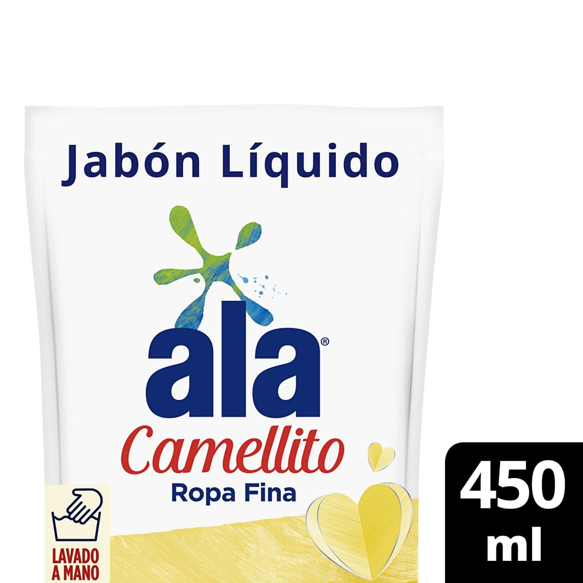 Jabón Liquido Ala Camellito Ropa Delicada Doypack 450 ml