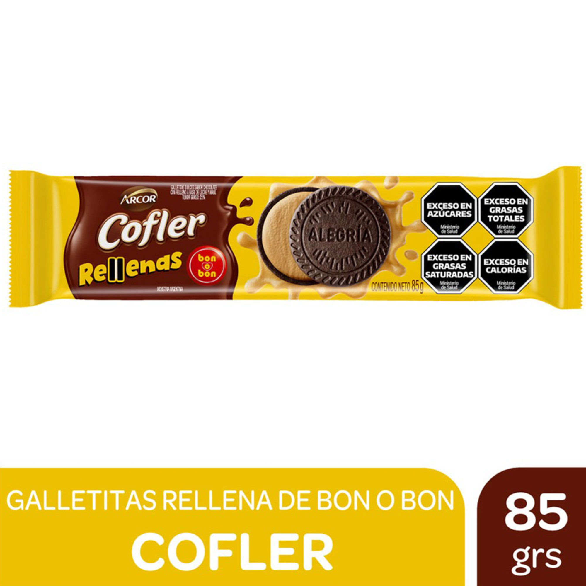 Galletitas rellenas Bon o Bon Cofler 85 g.