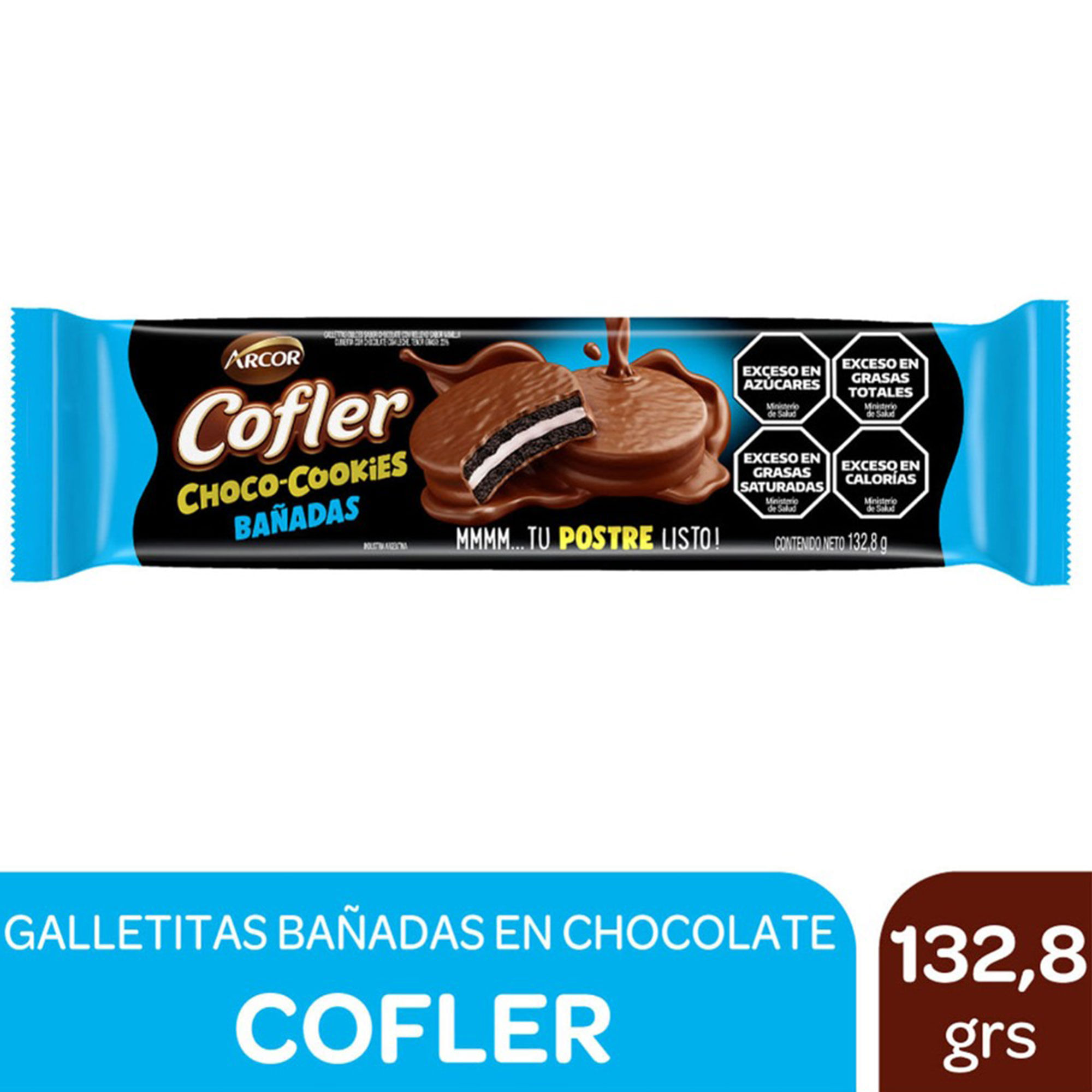 Galletitas bañadas en chocolate Cofler 132.8 g