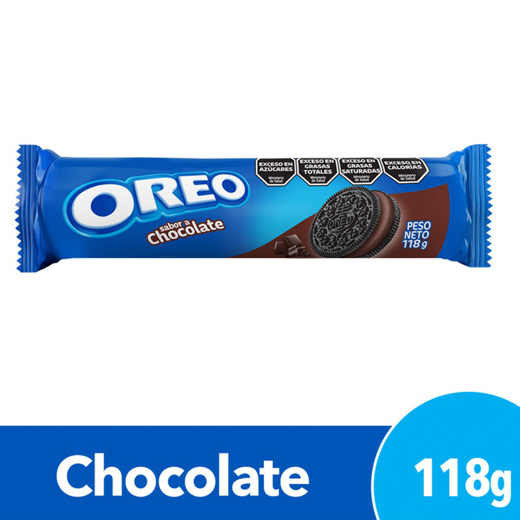 Galletitas Oreo Rellenas con Crema de Chocolate 118 grs
