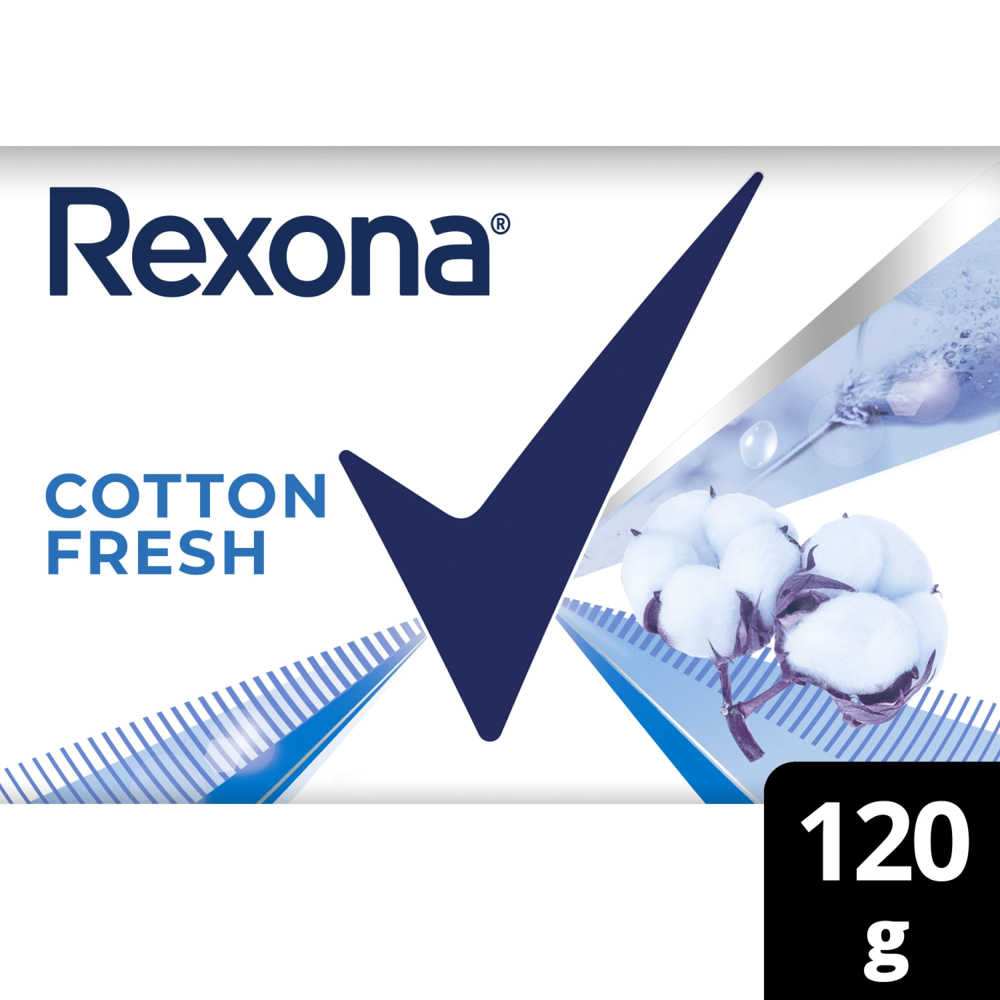 Jabón en Barra Rexona Cotton Fresh 120 grs