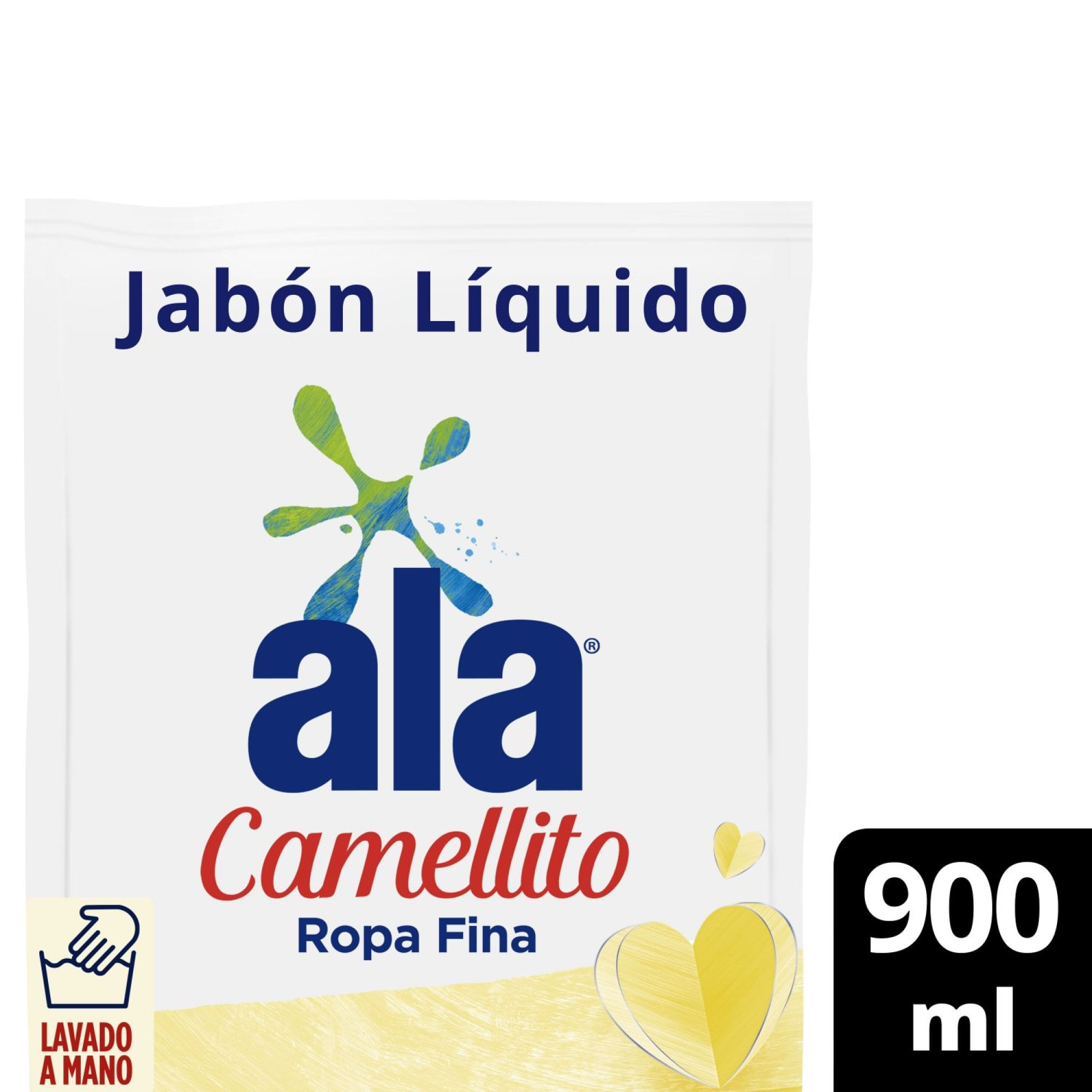 Jabón Liquido Ala Camellito Ropa Delicada Doypack 900 ml