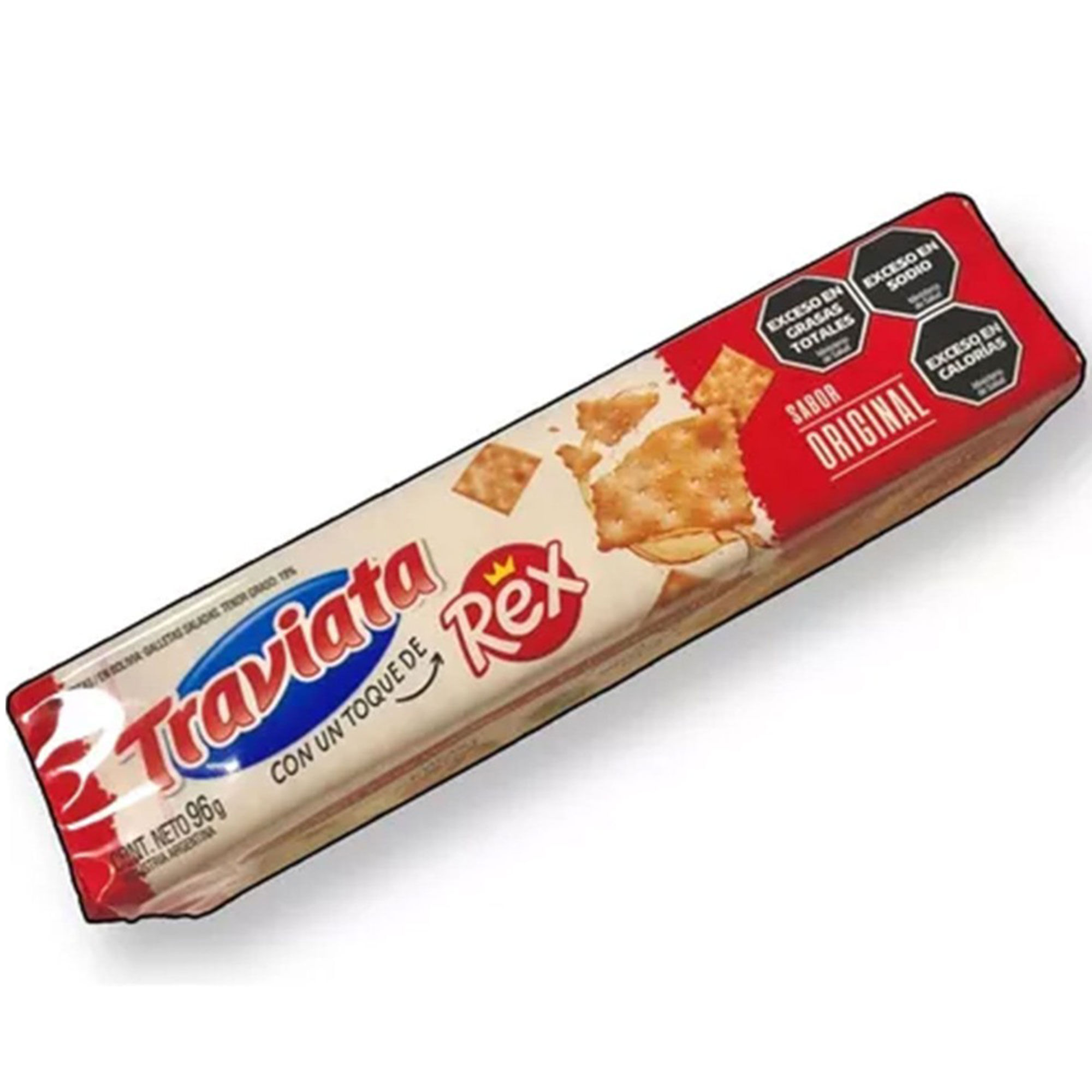 Galletitas crackers Traviata + Rex original 96 g