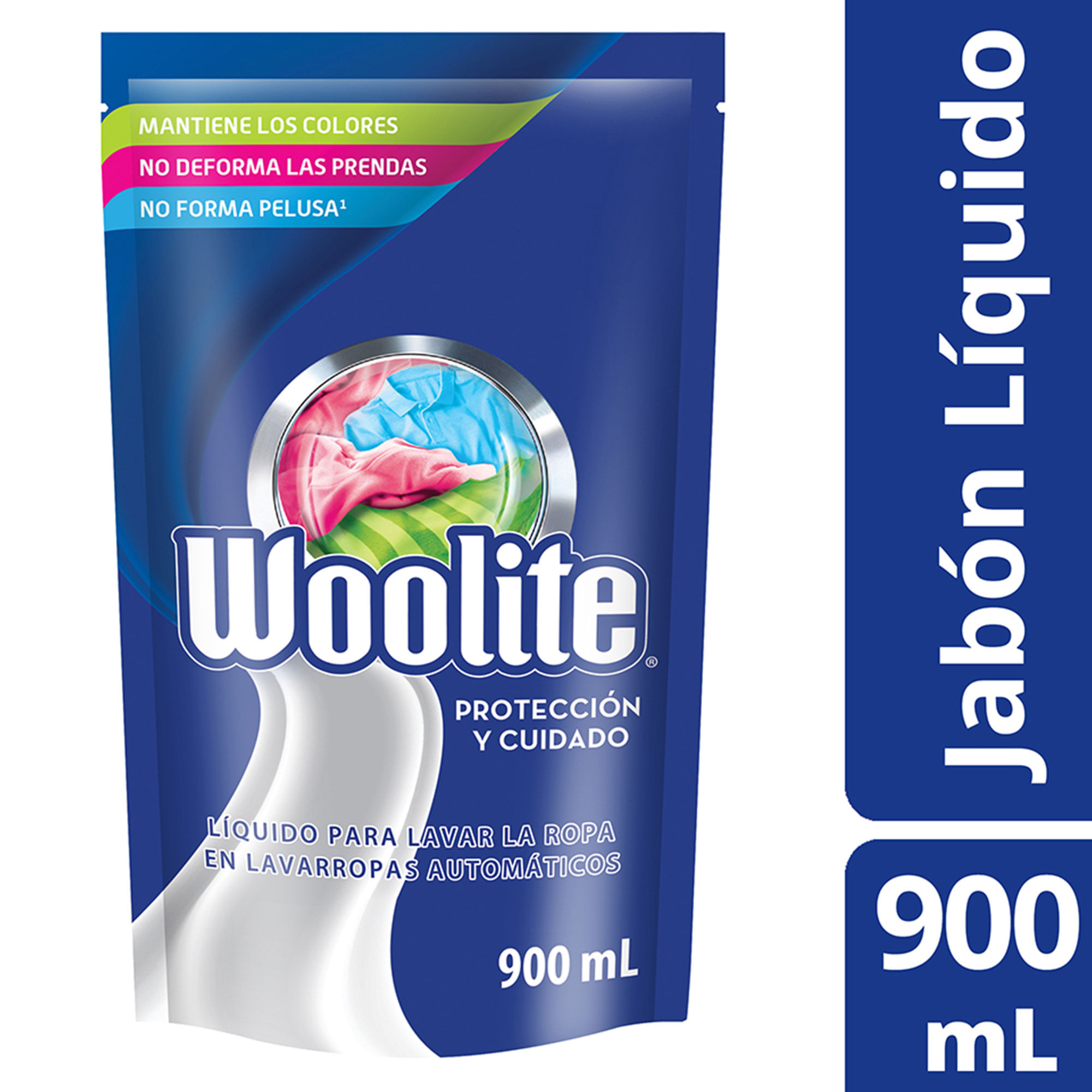 Detergente ropa fina Woolite para maquina dp 900 ml