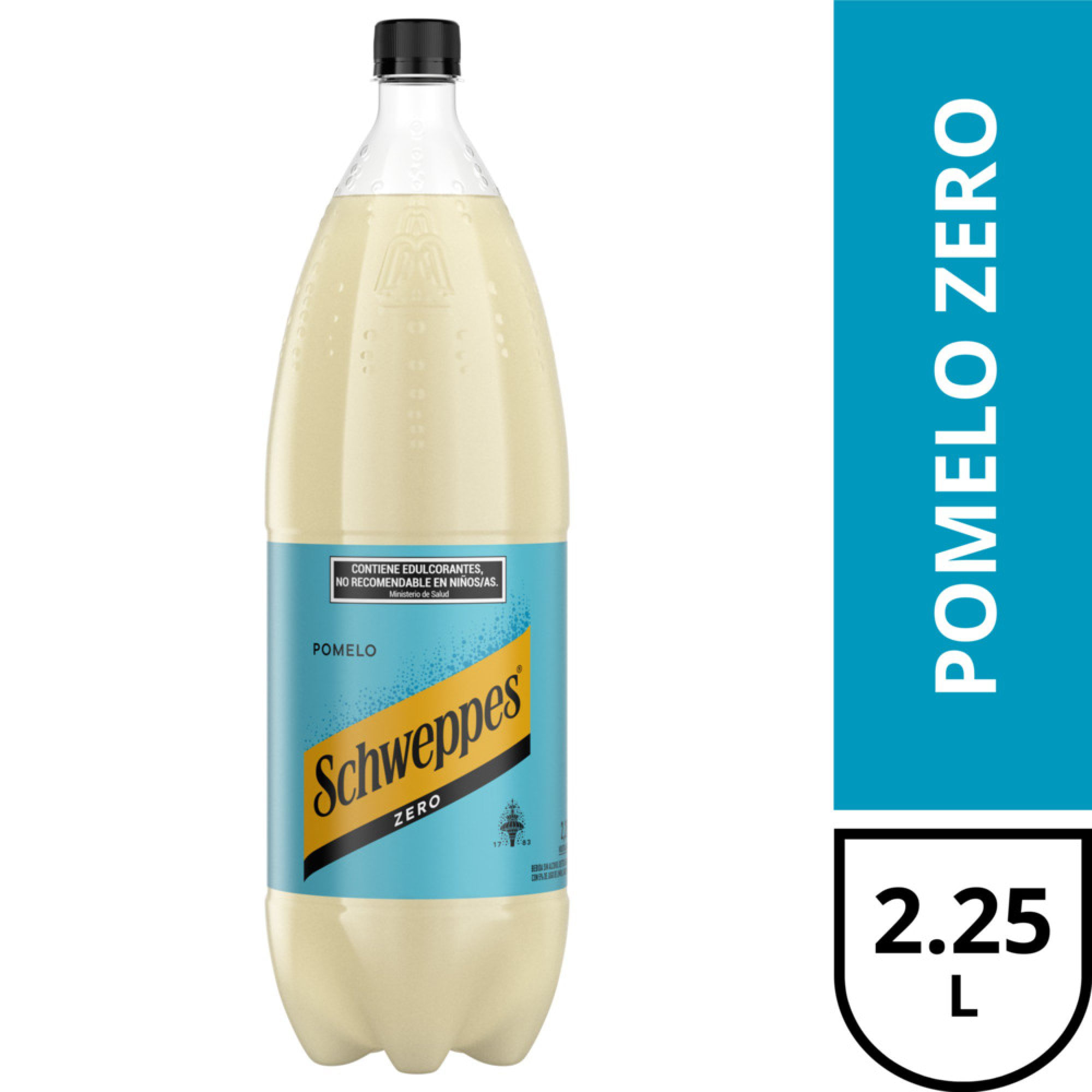 Gaseosa Schweppes Zero Pomelo 2,25 lts