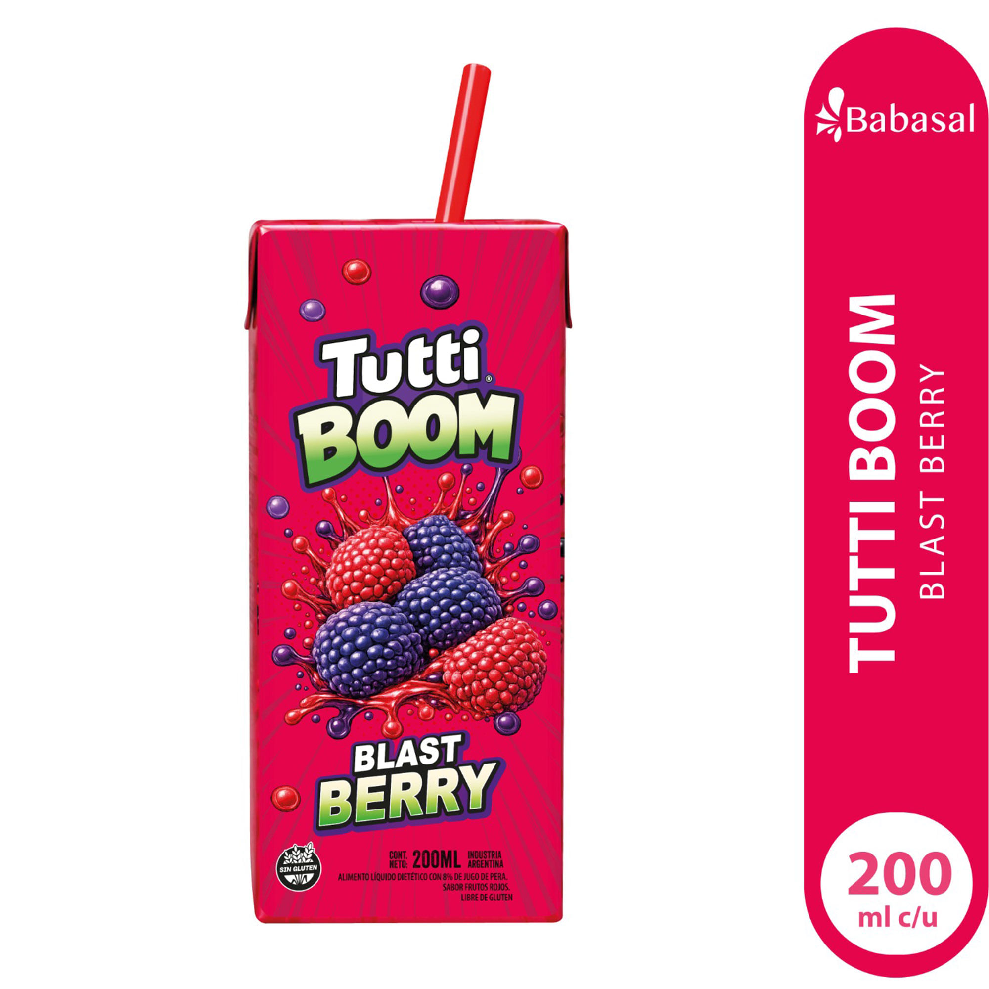 Jugo natural Tutti Blast Berry brick 200 ml
