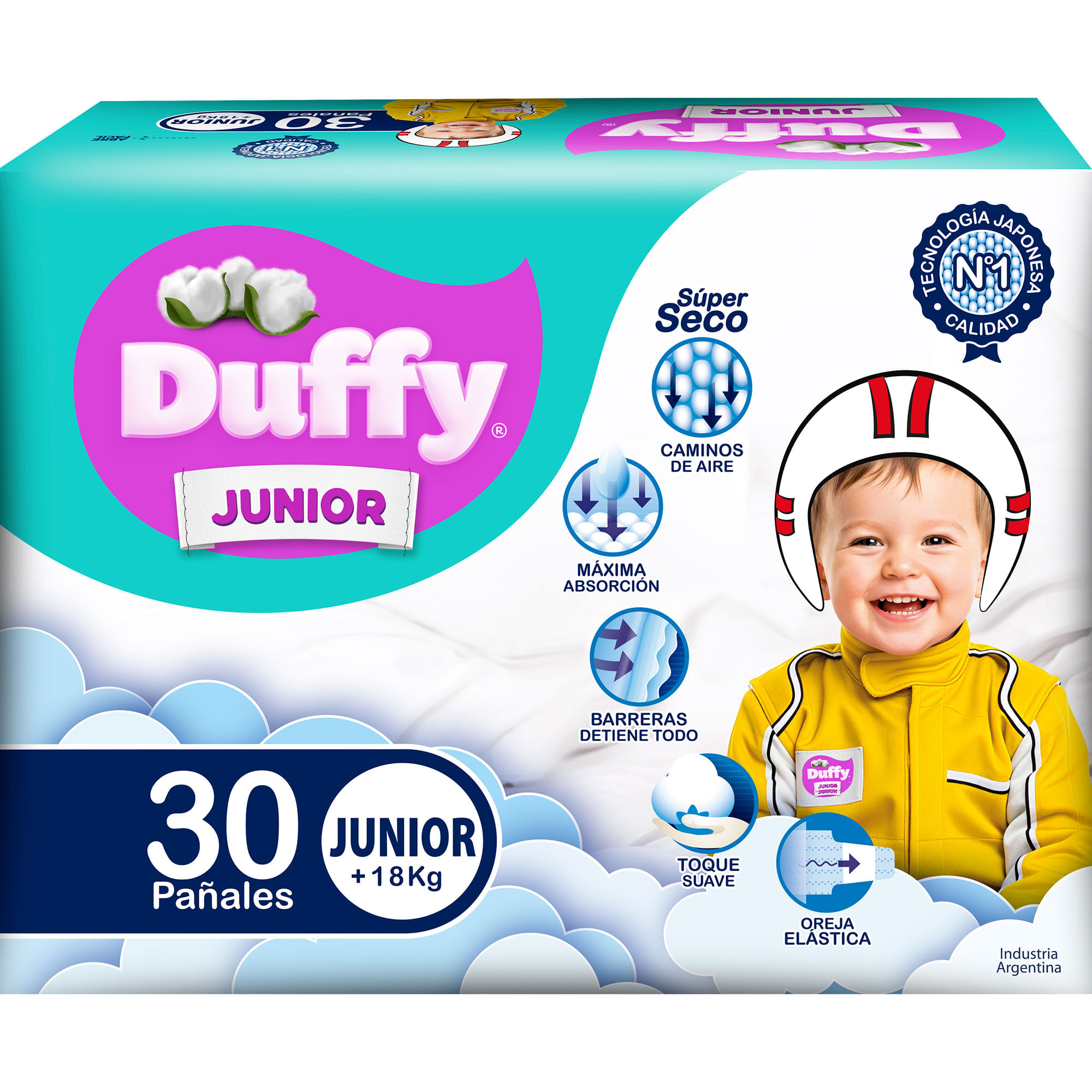 Pañales Duffy talle XXXG 30 uni