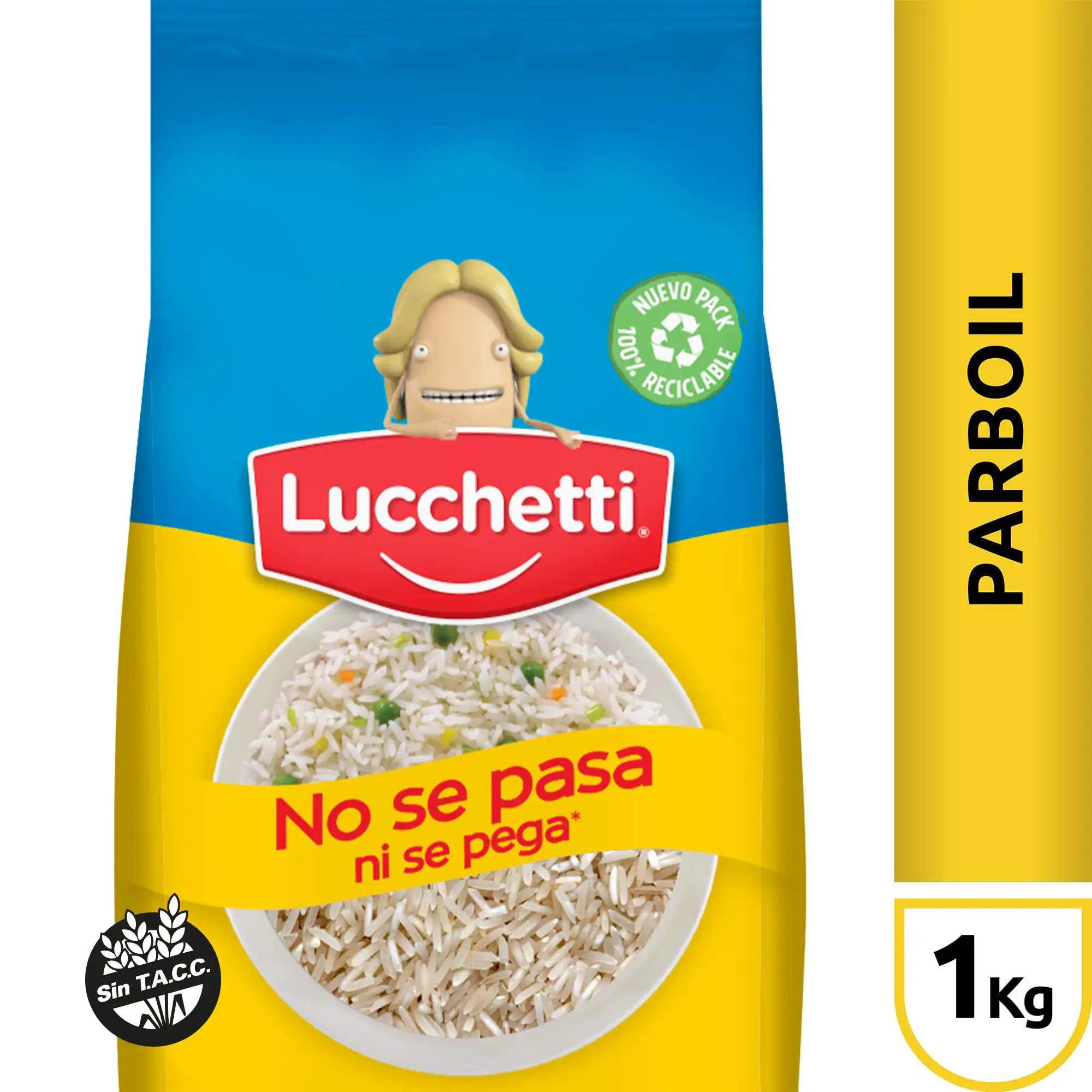 Arroz parboil Lucchetti 1 kg.