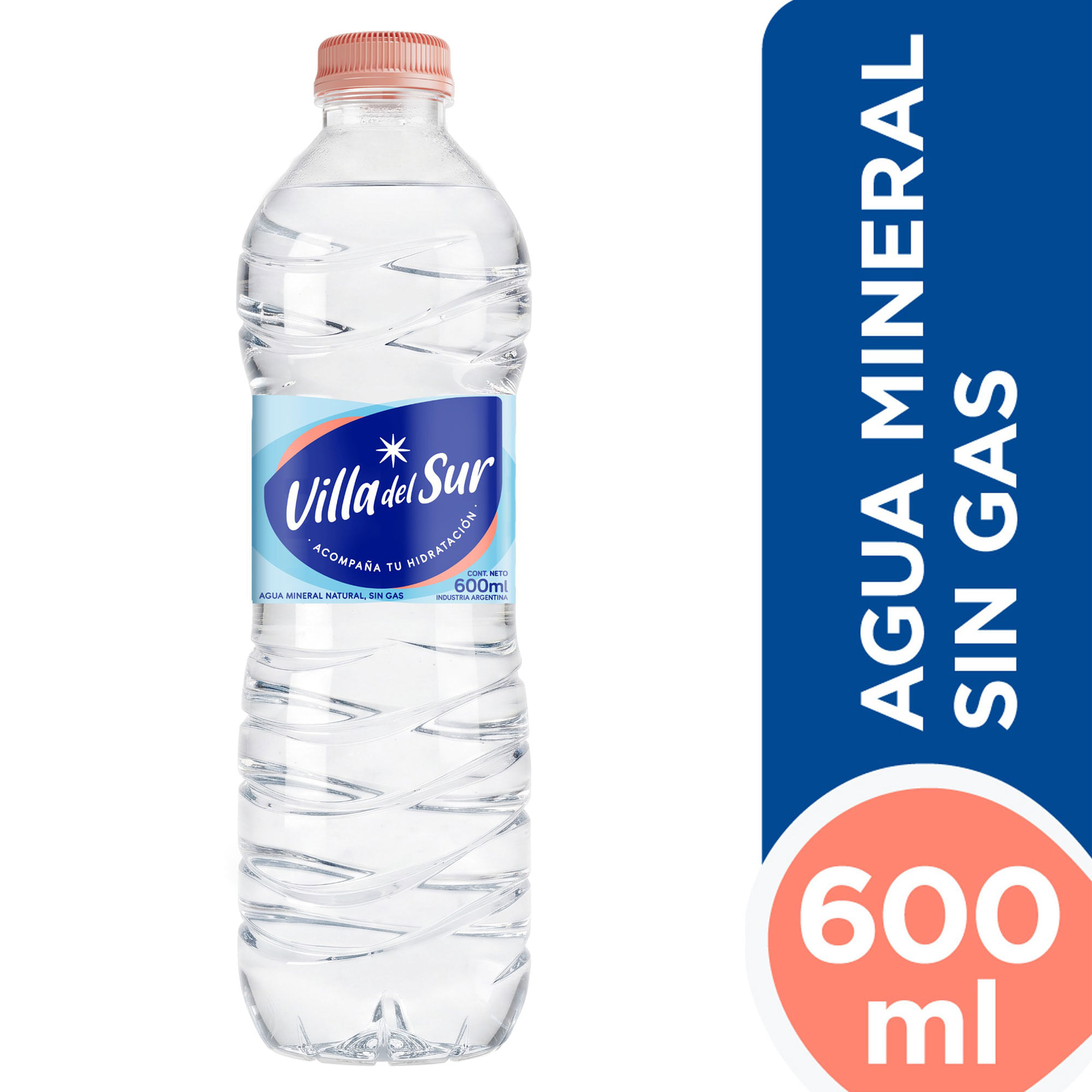 Agua mineral sin gas Villa del Sur 600 ml