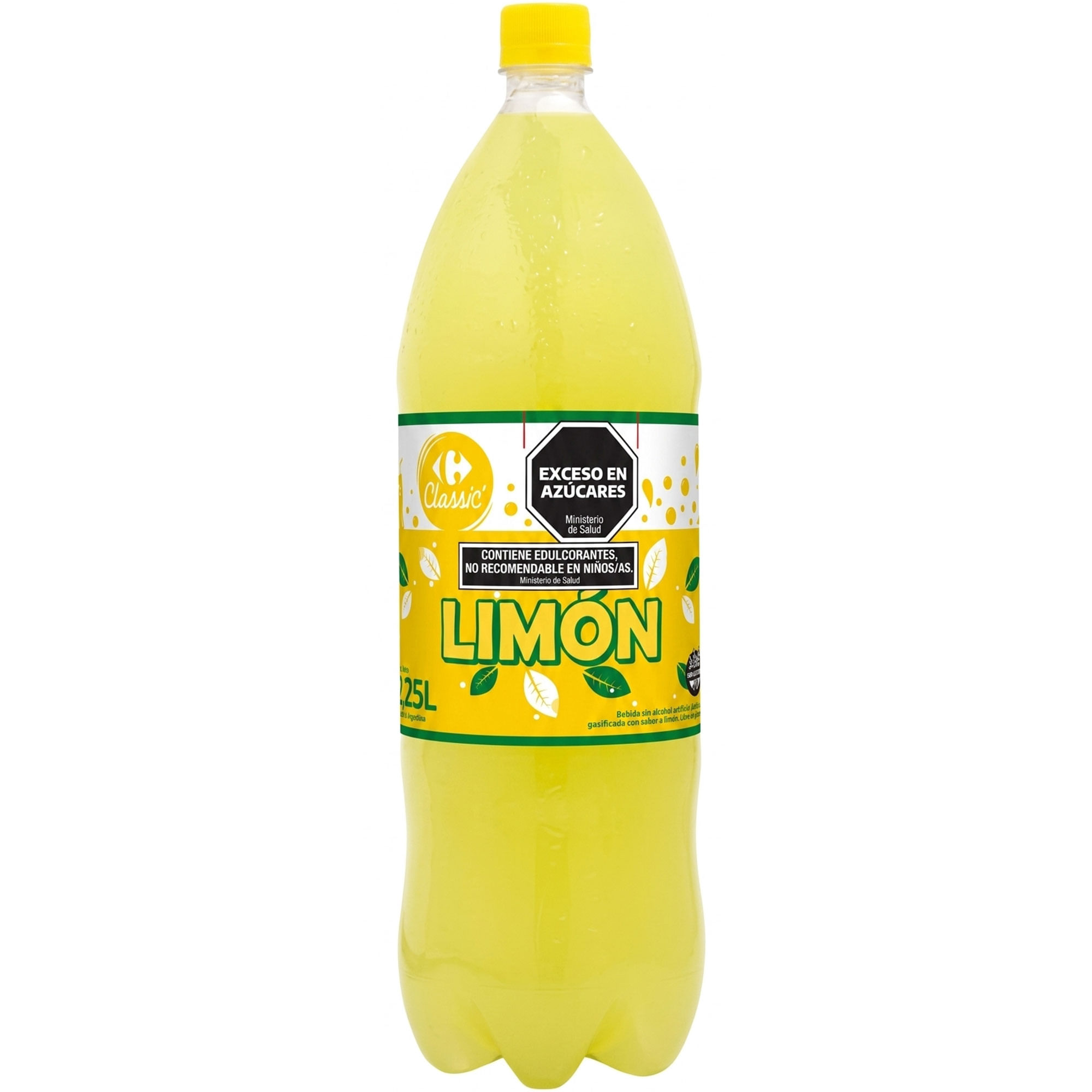 Gaseosa limón regular Carrefour Classic pet 2.25 lts