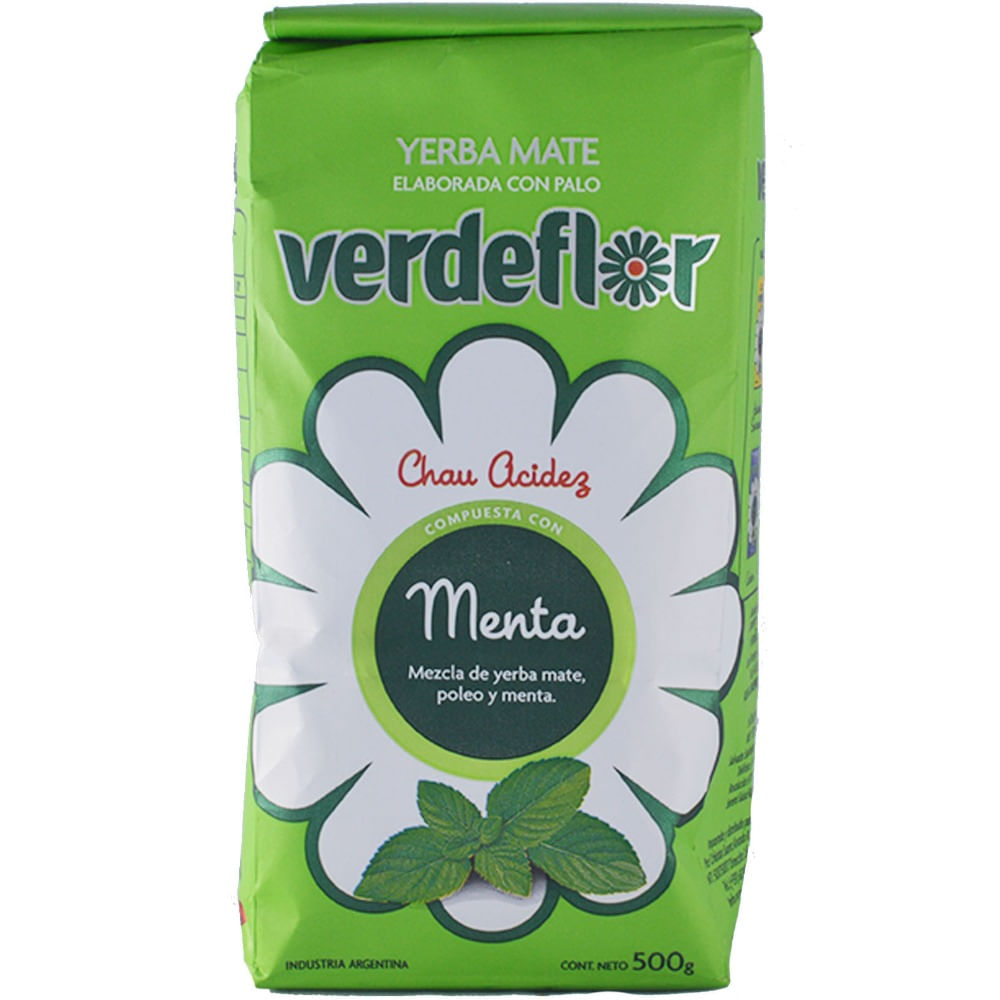 Yerba mate Verdeflor con menta 500 g.